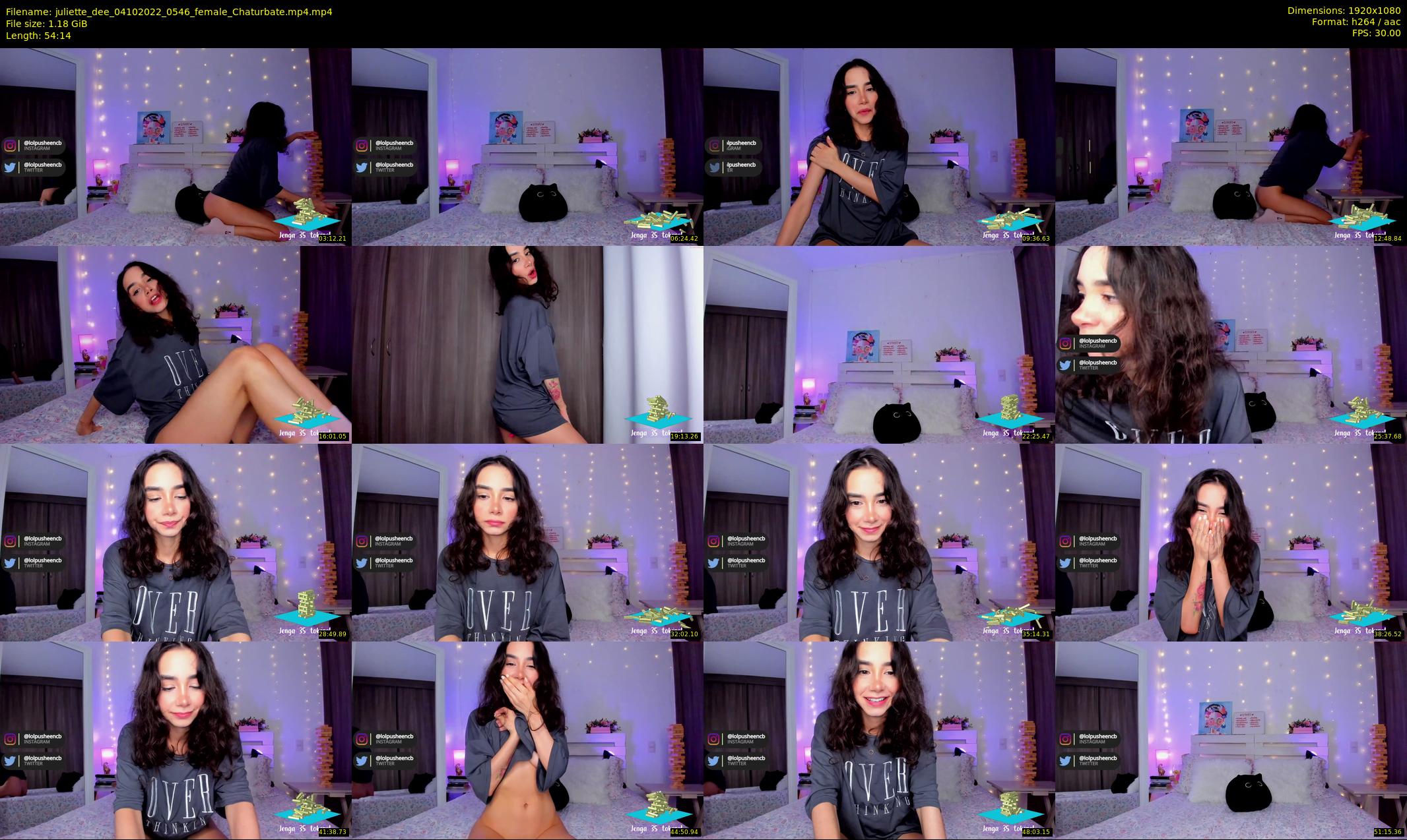 juliette_dee — 55 minute Chaturbate female cam show recording, 1080p, Oct 4, 2022