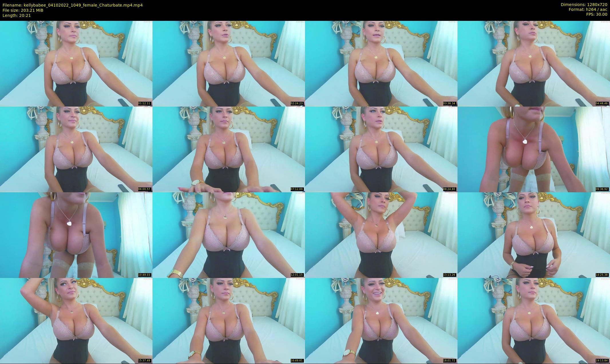 kellybabee — 21 minute Chaturbate female cam show recording, 720p, Oct 4, 2022