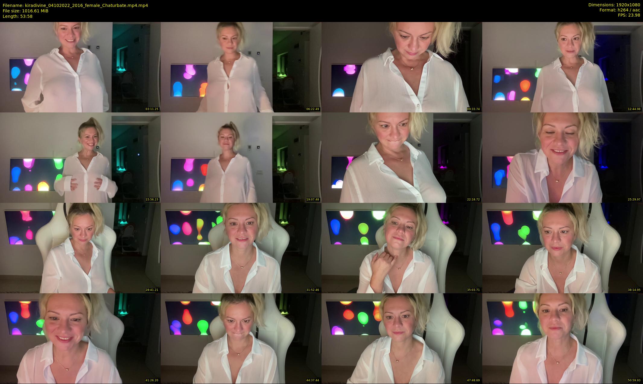 kiradivine — 54 minute Chaturbate female cam show recording, 1080p, Oct 4, 2022