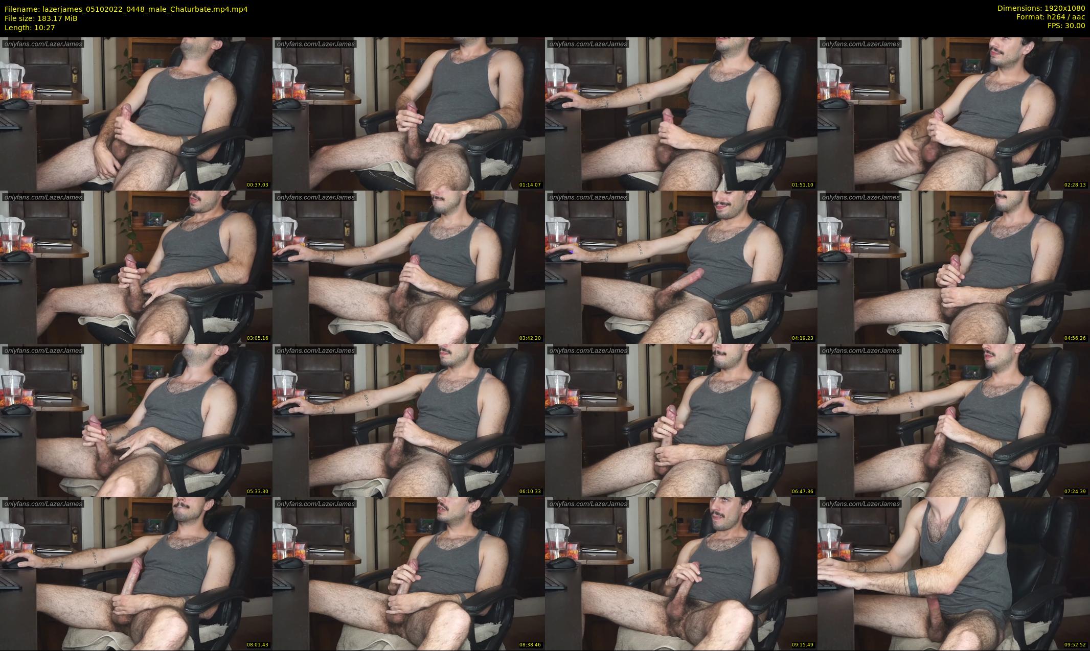 lazerjames — 11 minute Chaturbate male cam show recording, 1080p, Oct 5, 2022