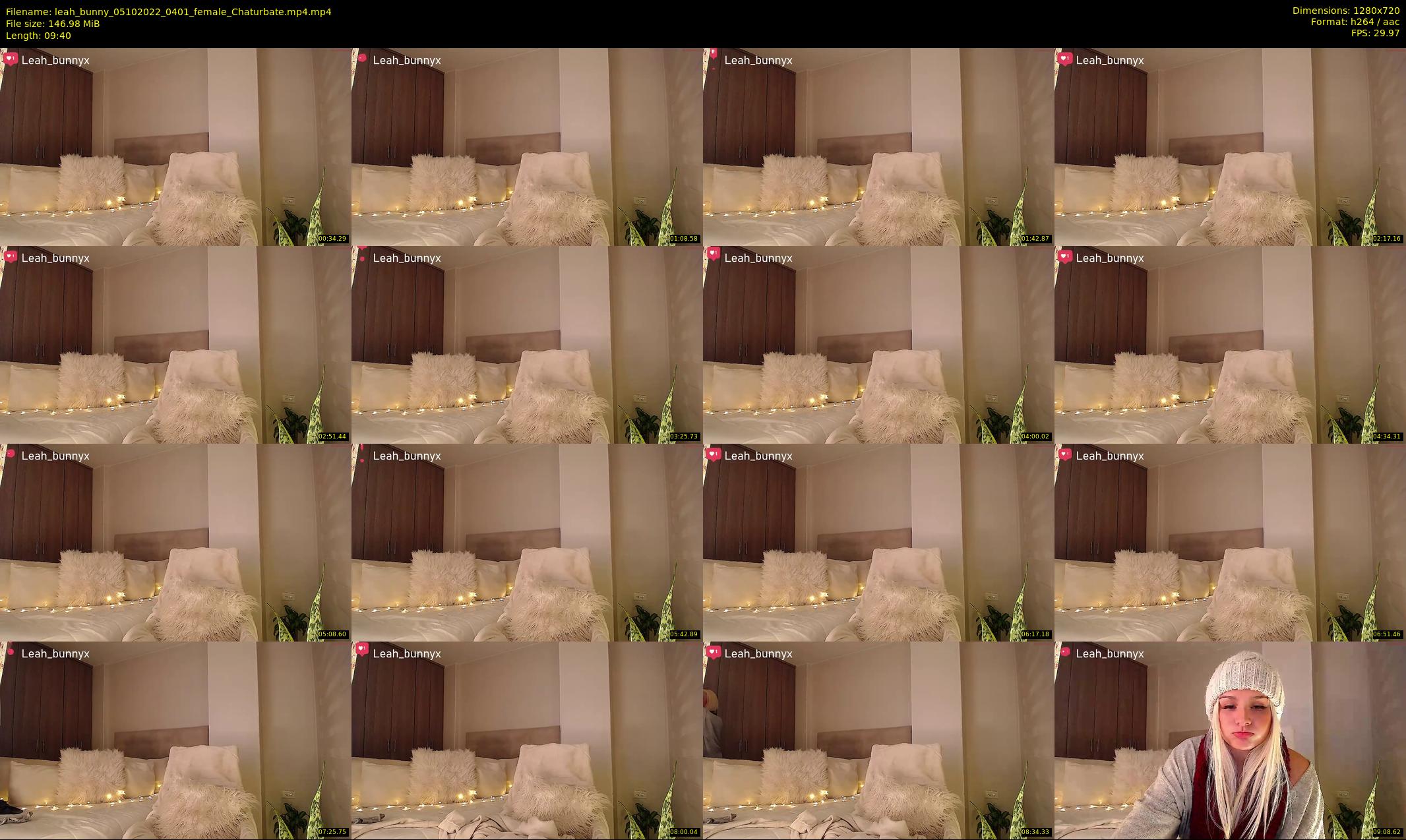 leah_bunny — 10 minute Chaturbate female cam show recording, 720p, Oct 5, 2022
