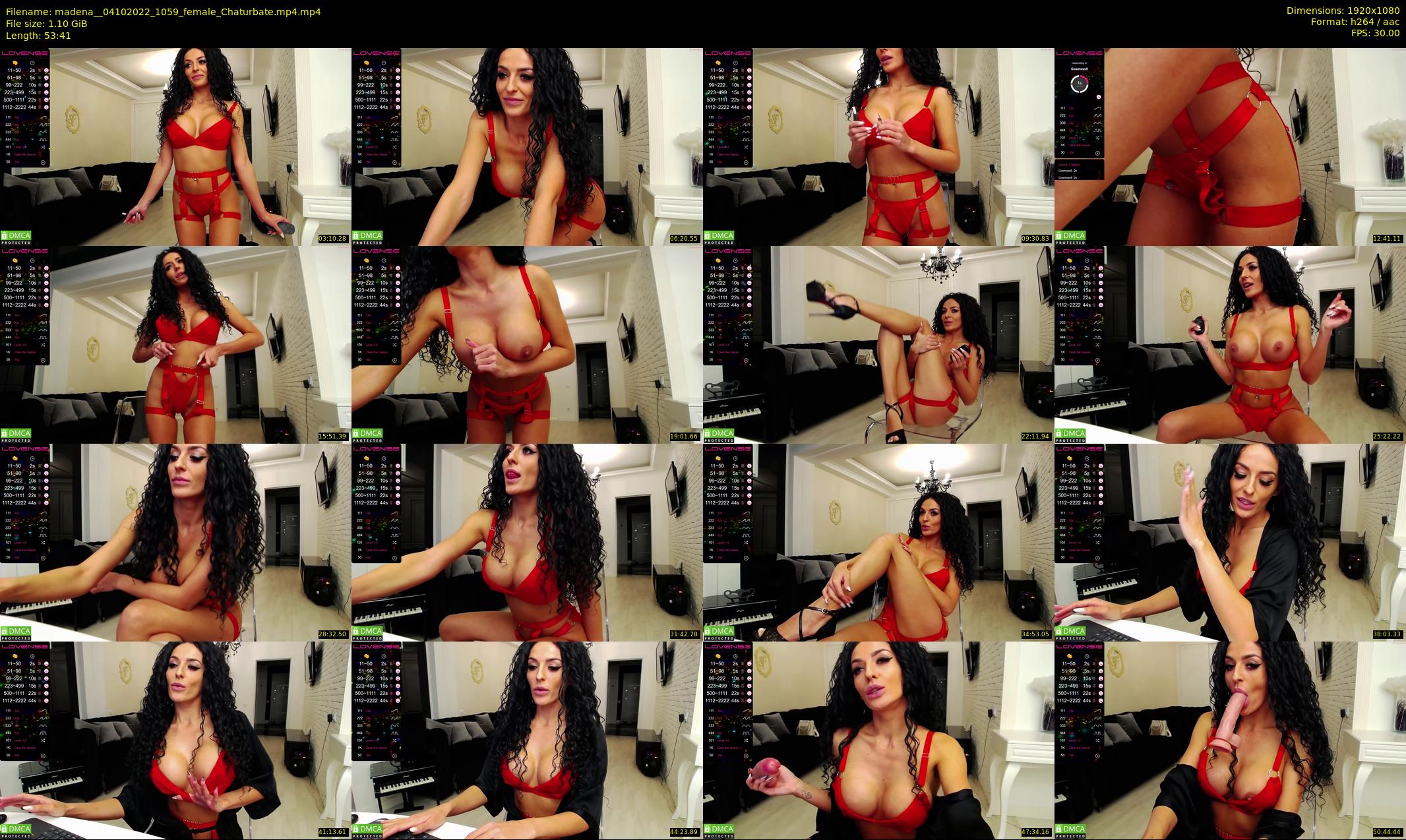 madena_ — 54 minute Chaturbate female cam show recording, 1080p, Oct 4, 2022