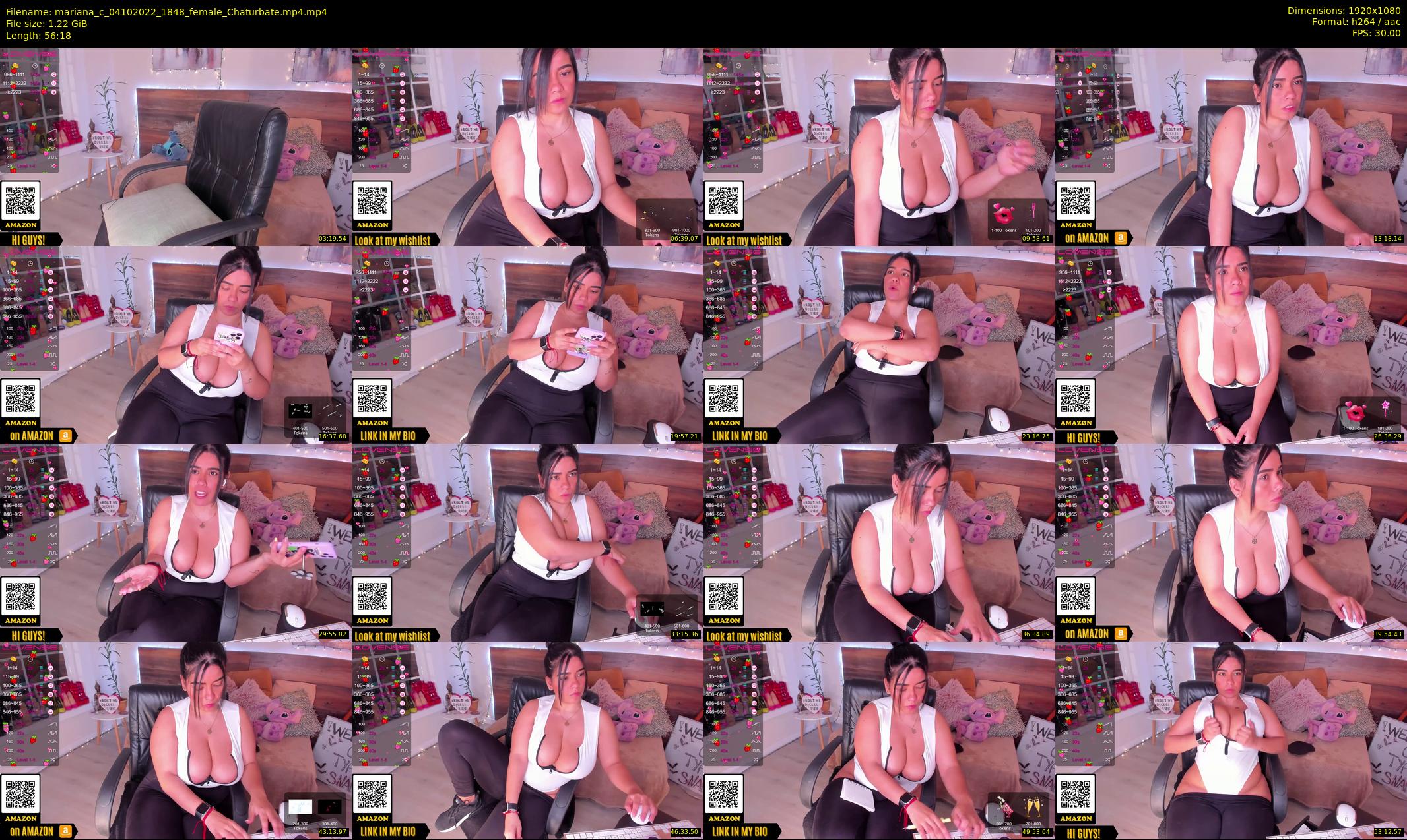 mariana_c — 57 minute Chaturbate female cam show recording, 1080p, Oct 4, 2022