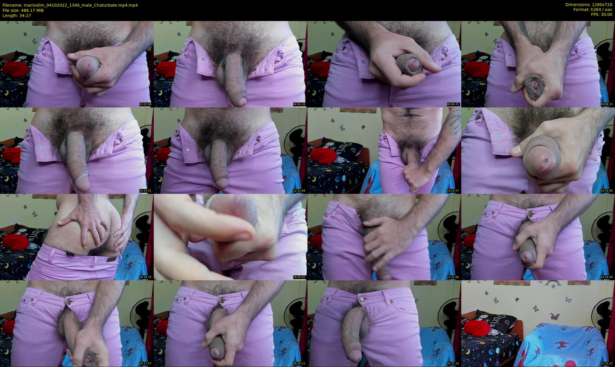 marioslim — 35 minute Chaturbate male cam show recording, 720p, Oct 4, 2022