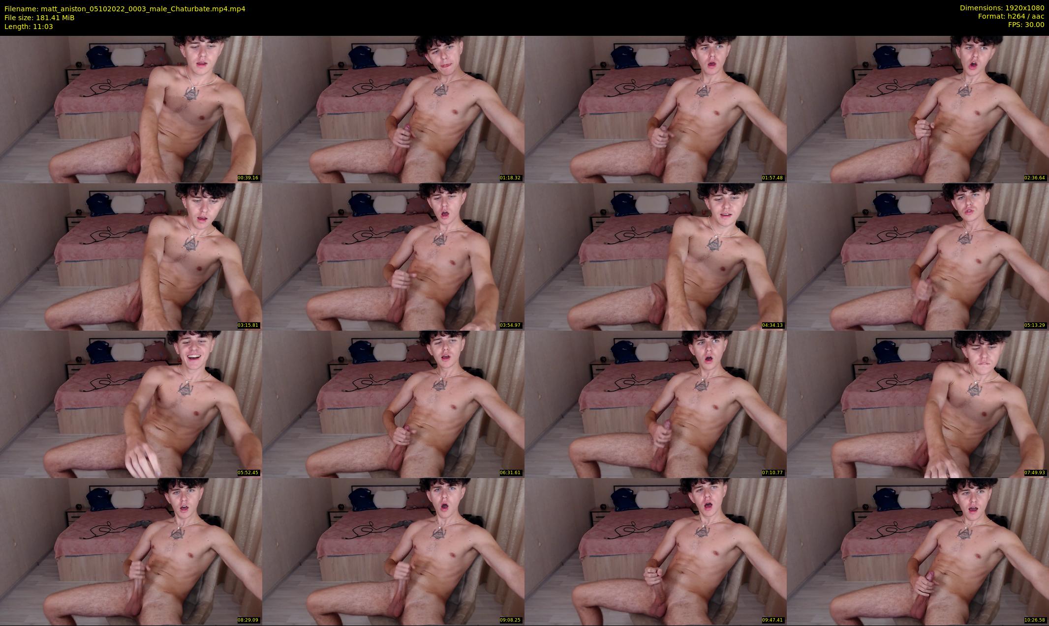 matt_aniston — 12 minute Chaturbate male cam show recording, 1080p, Oct 5, 2022