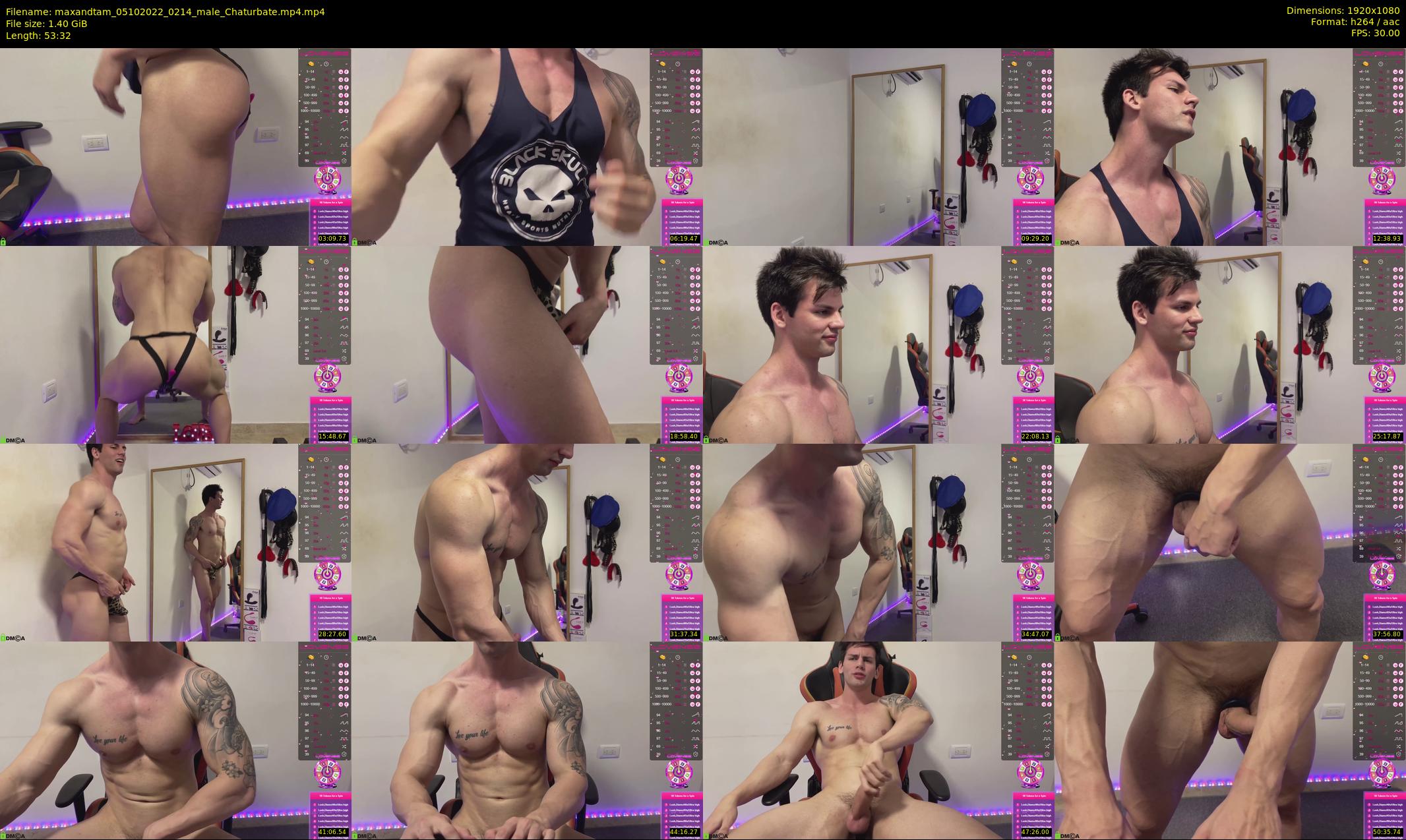 maxandtam — 54 minute Chaturbate couple cam show recording, 1080p, Oct 5, 2022