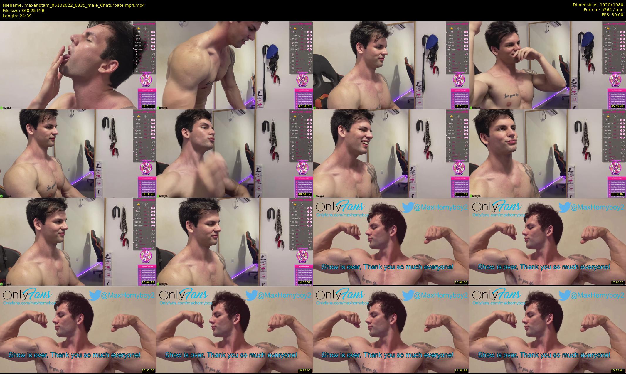 maxandtam — 25 minute Chaturbate couple cam show recording, 1080p, Oct 5, 2022