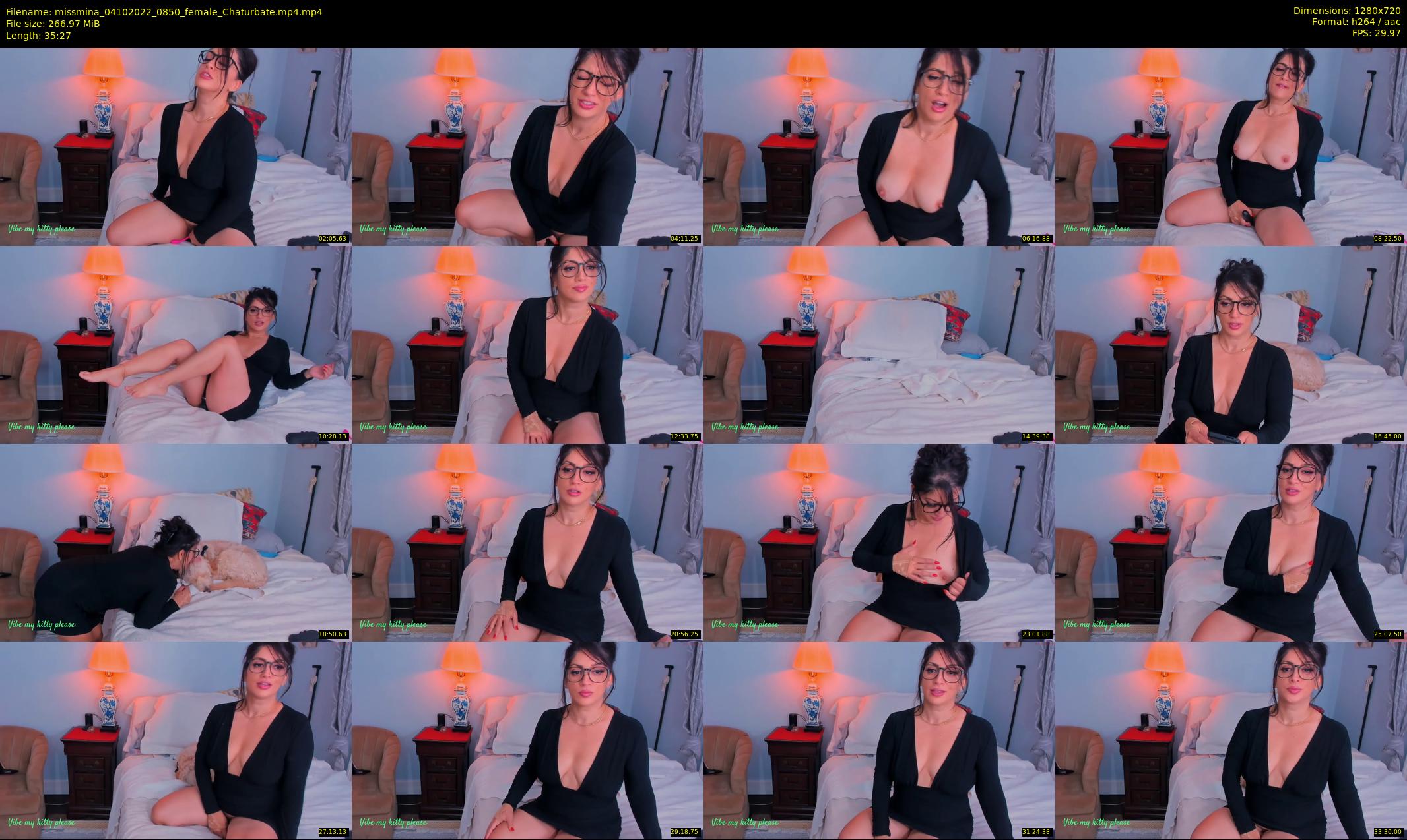 missmina — 36 minute Chaturbate female cam show recording, 720p, Oct 4, 2022