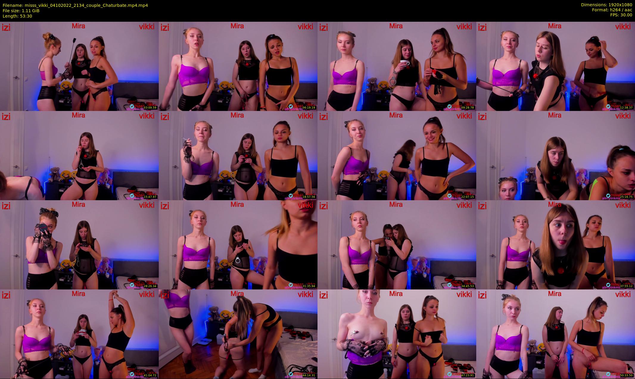 misss_vikki — 54 minute Chaturbate female cam show recording, 1080p, Oct 4, 2022