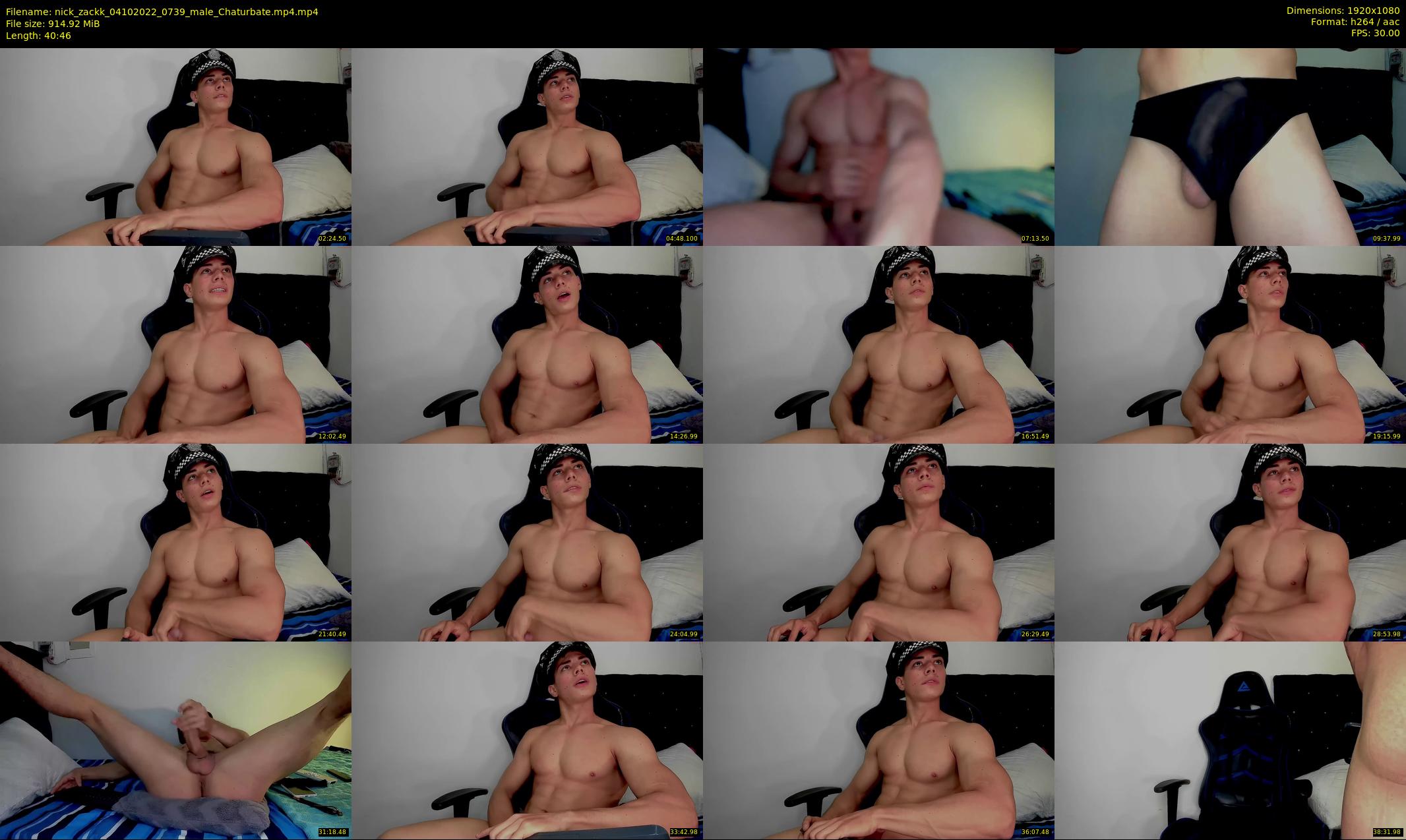 nick_zackk — 41 minute Chaturbate male cam show recording, 1080p, Oct 4, 2022