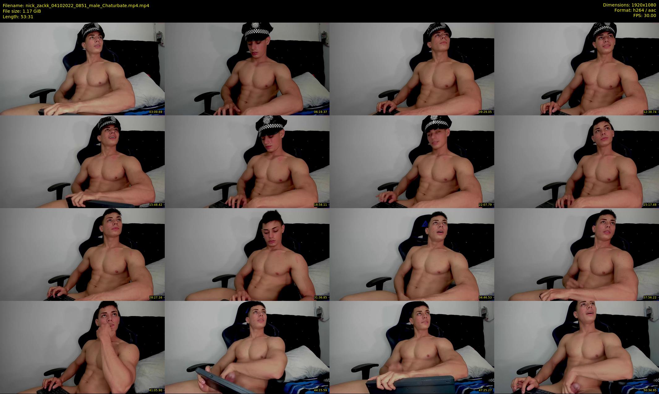 nick_zackk — 54 minute Chaturbate male cam show recording, 1080p, Oct 4, 2022