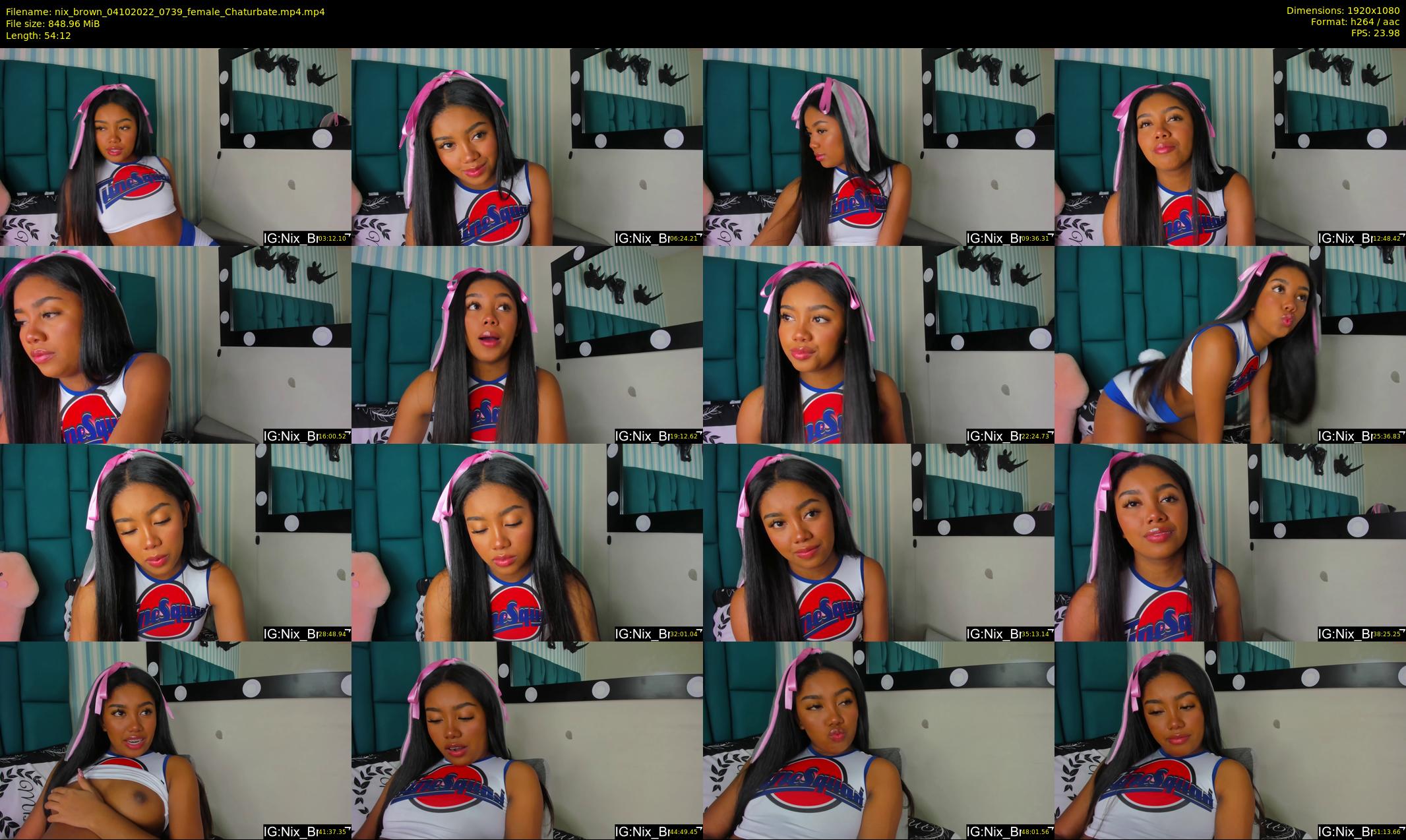 nix_brown — 55 minute Chaturbate female cam show recording, 1080p, Oct 4, 2022