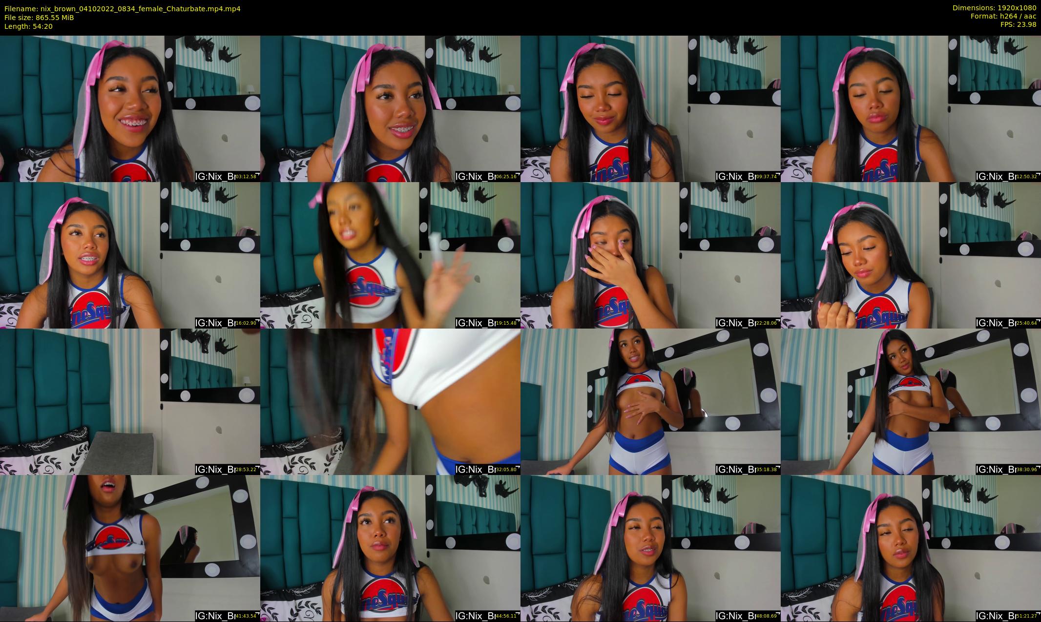 nix_brown — 55 minute Chaturbate female cam show recording, 1080p, Oct 4, 2022