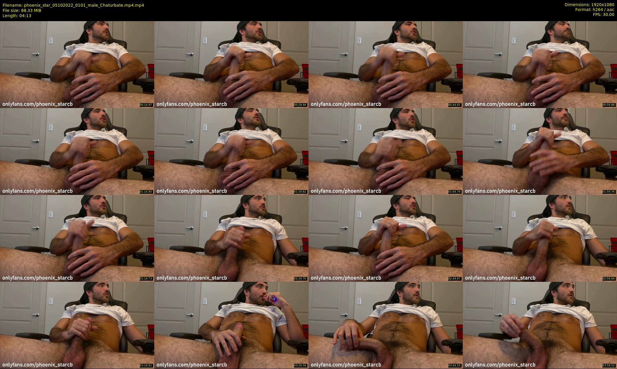 phoenix_star — 5 minute Chaturbate male cam show recording, 1080p, Oct 5, 2022
