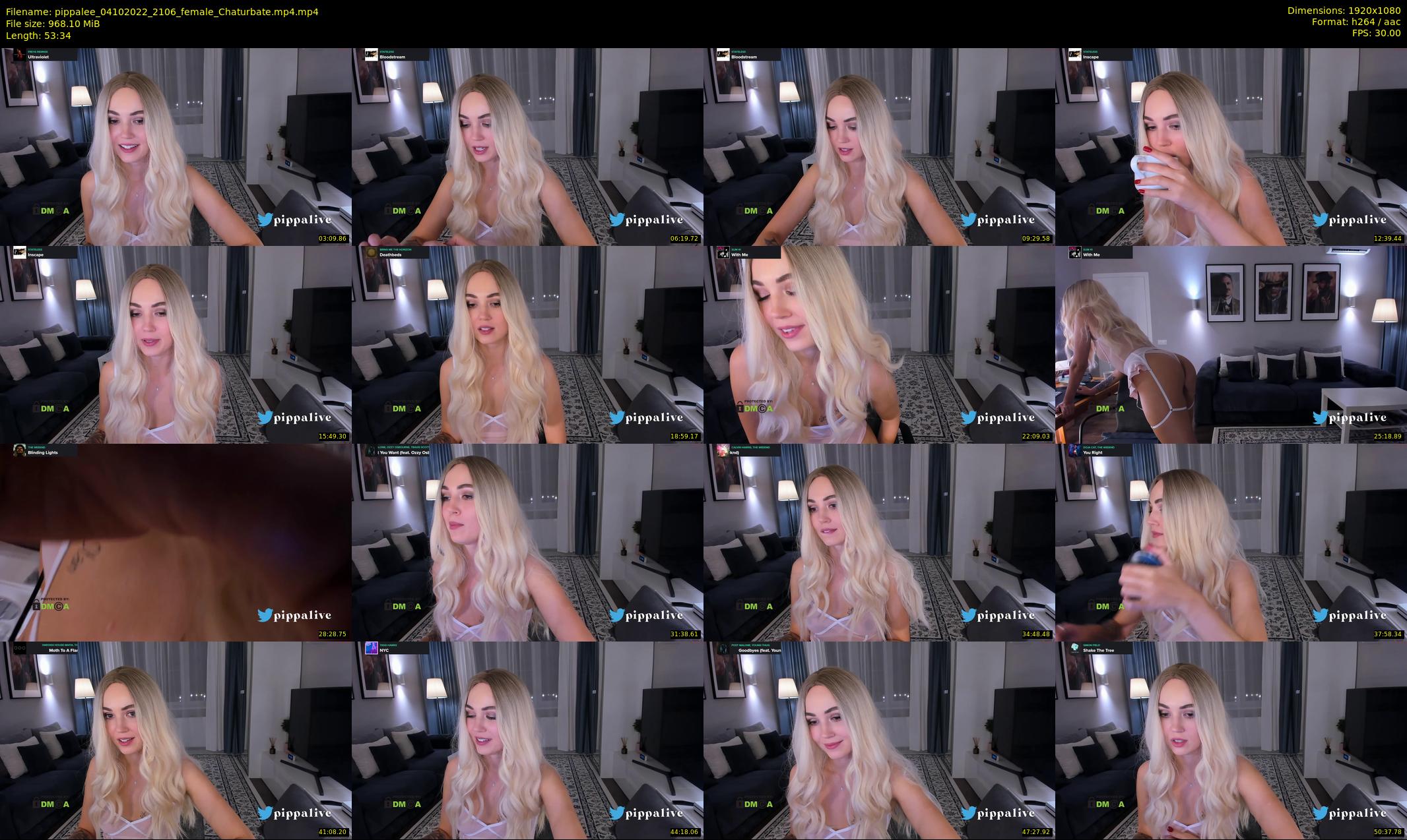pippalee — 54 minute Chaturbate female cam show recording, 1080p, Oct 4, 2022