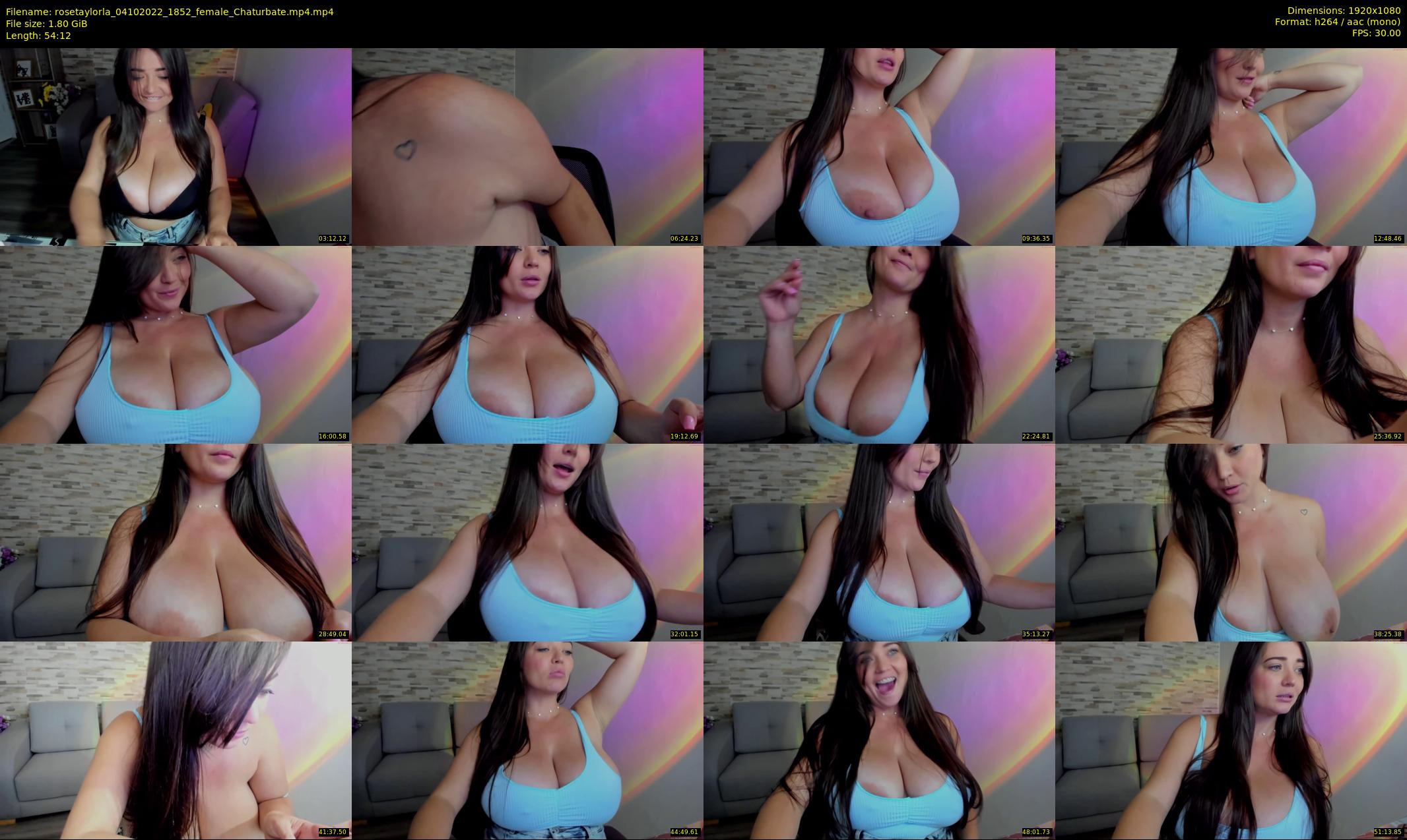 rosetaylorla — 55 minute Chaturbate female cam show recording, 1080p, Oct 4, 2022