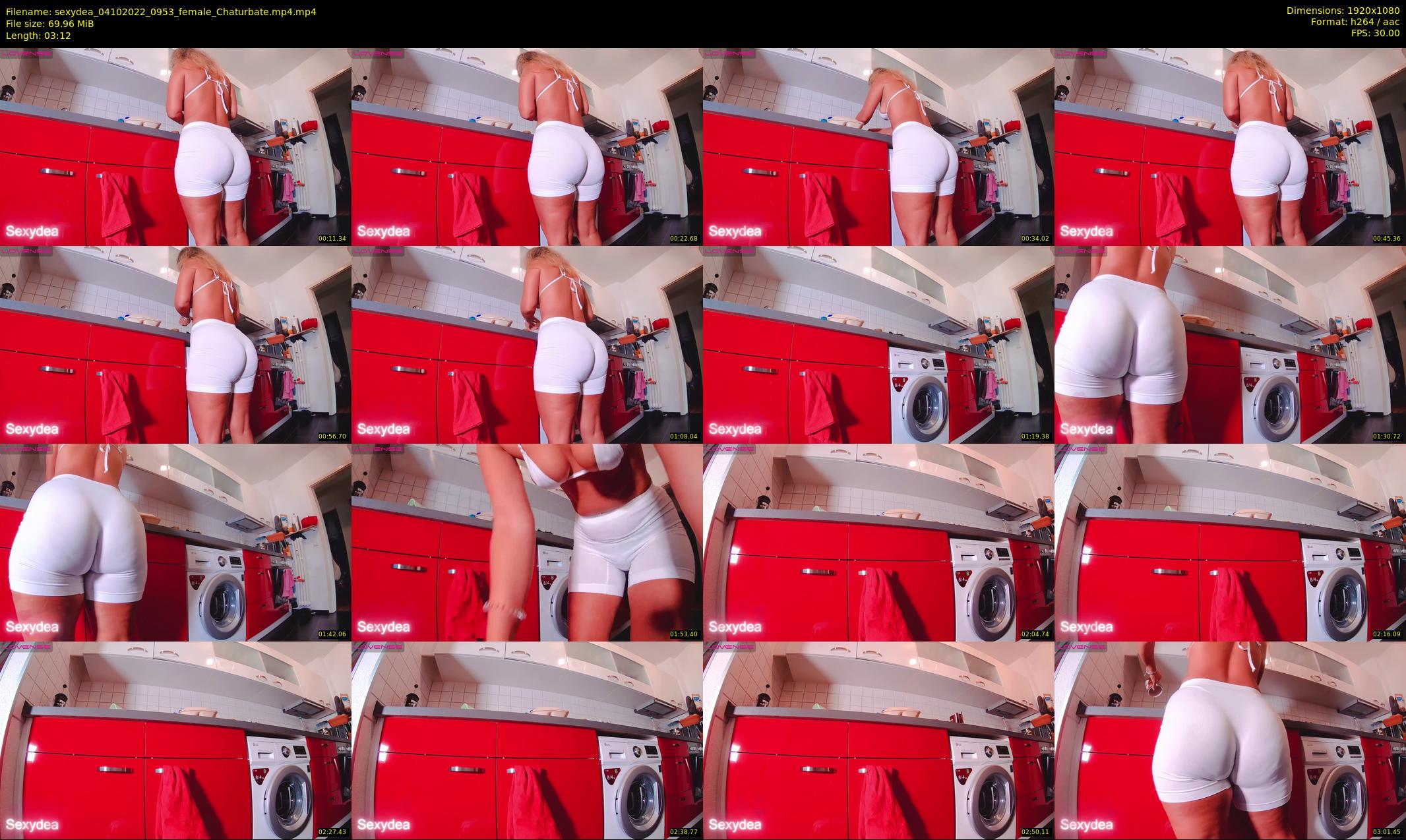 sexydea — 4 minute Chaturbate female cam show recording, 1080p, Oct 4, 2022
