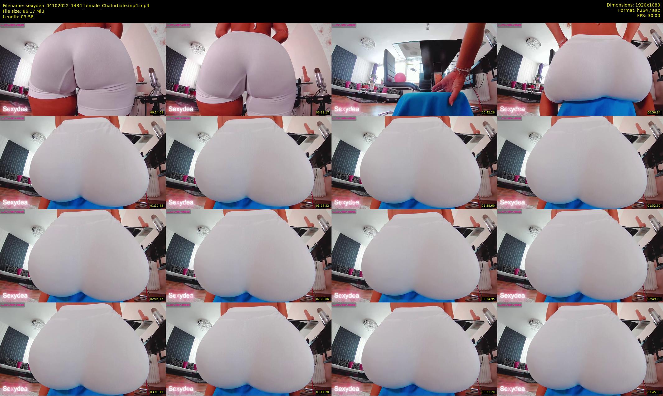 sexydea — 4 minute Chaturbate female cam show recording, 1080p, Oct 4, 2022