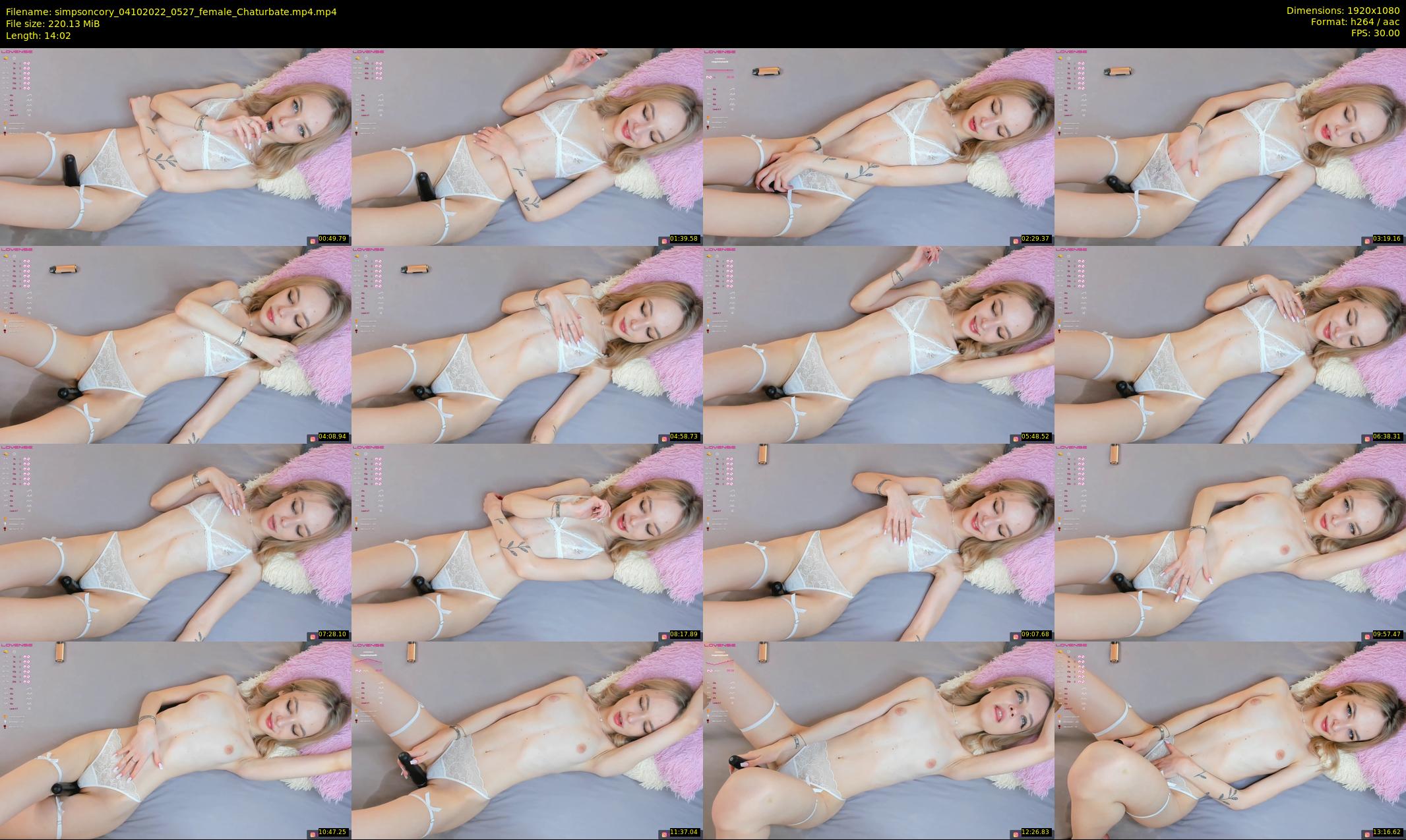 simpsoncory — 15 minute Chaturbate female cam show recording, 1080p, Oct 4, 2022
