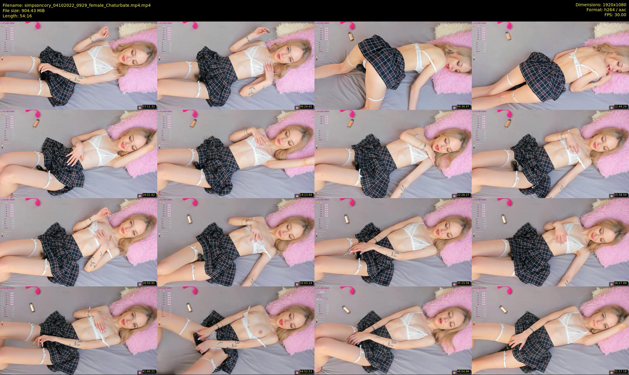 simpsoncory — 55 minute Chaturbate female cam show recording, 1080p, Oct 4, 2022