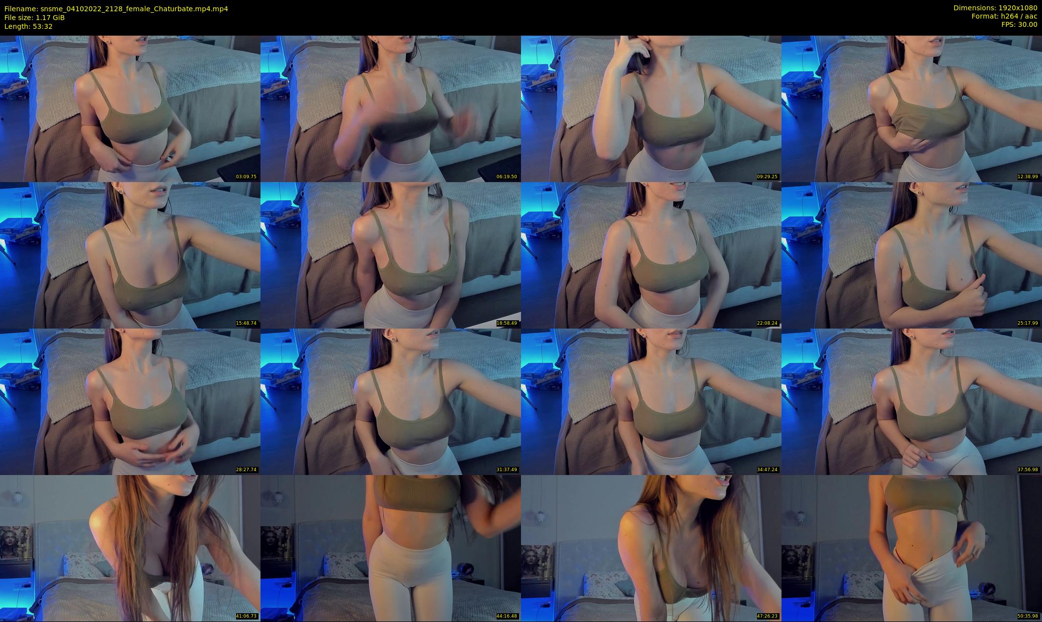 snsme — 54 minute Chaturbate female cam show recording, 1080p, Oct 4, 2022