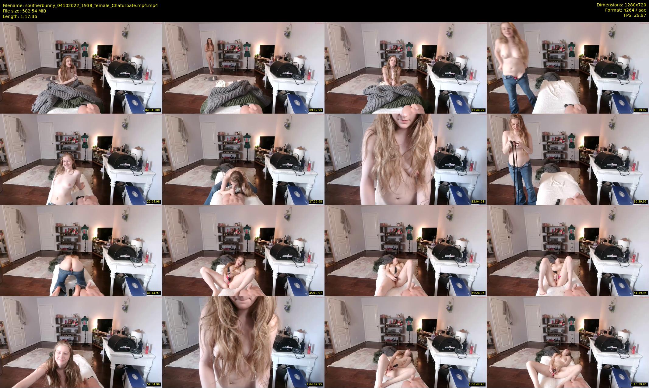 southerbunny — 78 minute Chaturbate female cam show recording, 720p, Oct 4, 2022