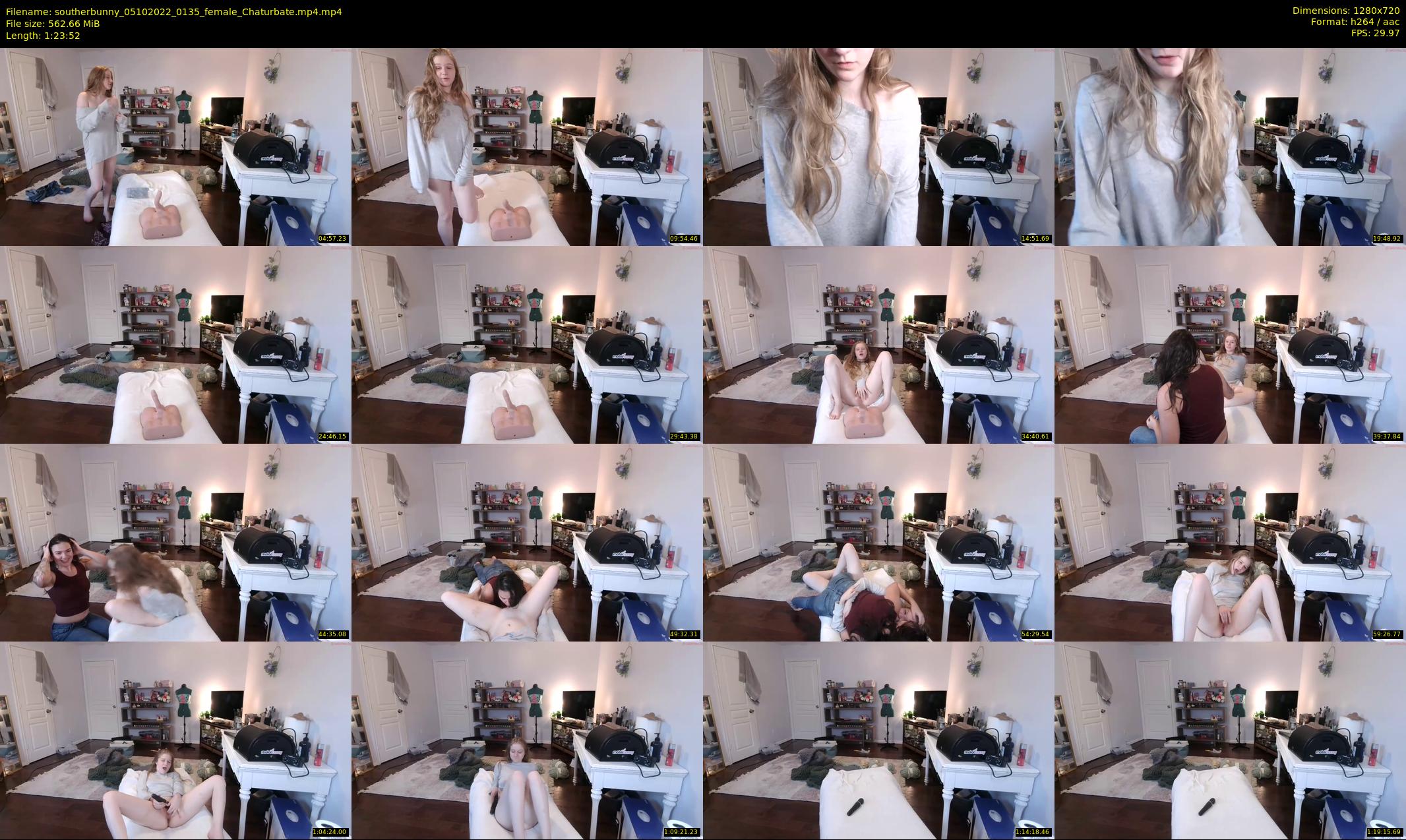 southerbunny — 84 minute Chaturbate female cam show recording, 720p, Oct 5, 2022