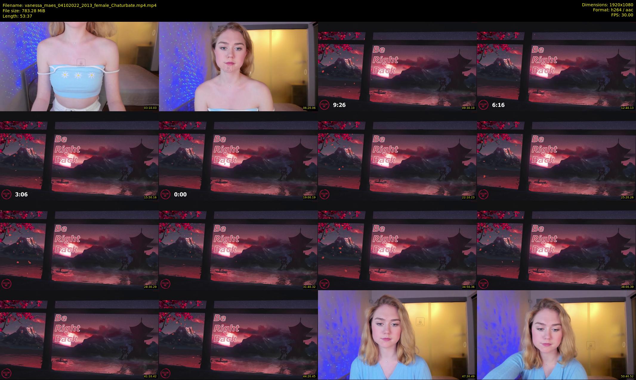 vanessa_maes — 54 minute Chaturbate female cam show recording, 1080p, Oct 4, 2022