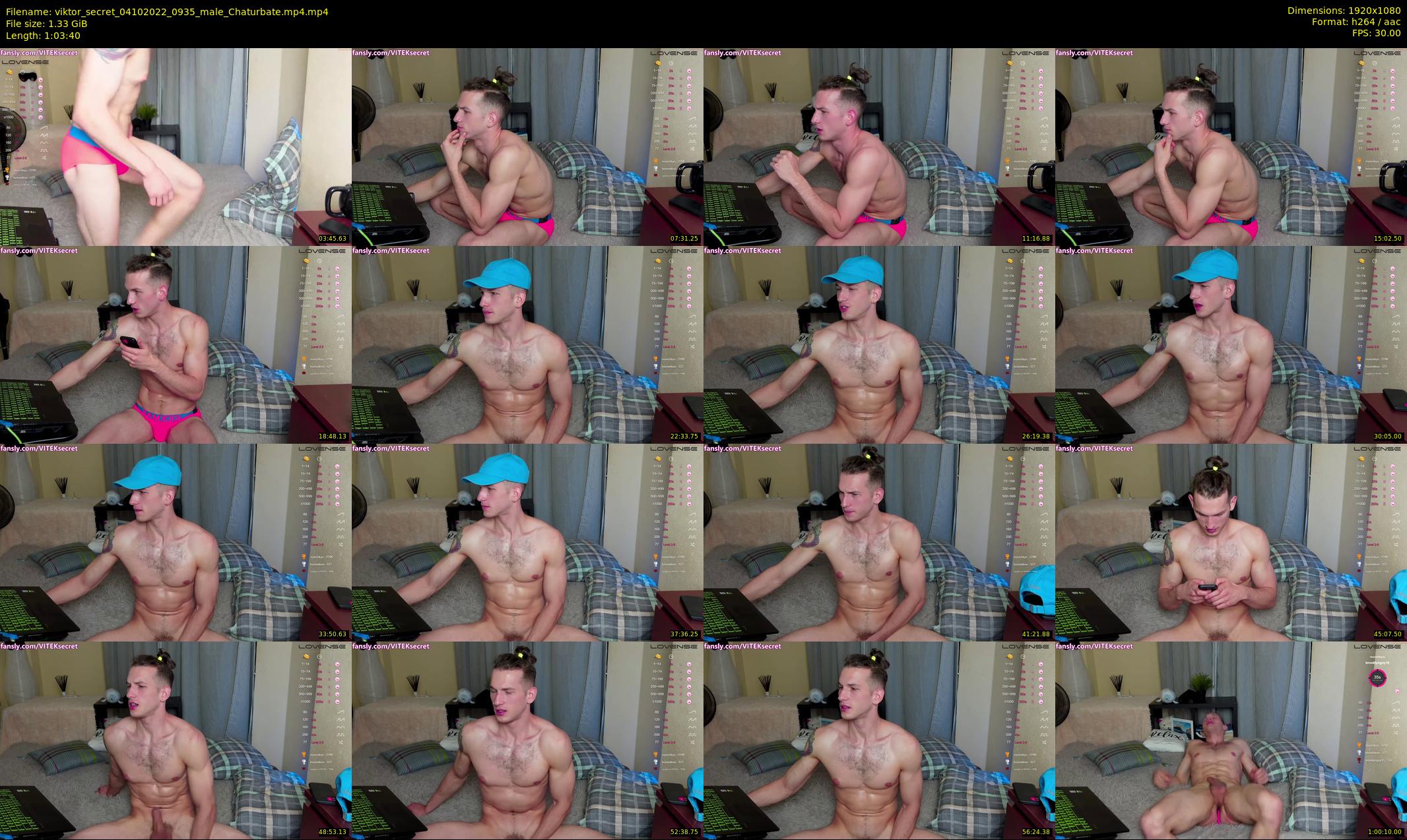 viktor_secret — 64 minute Chaturbate male cam show recording, 1080p, Oct 4, 2022
