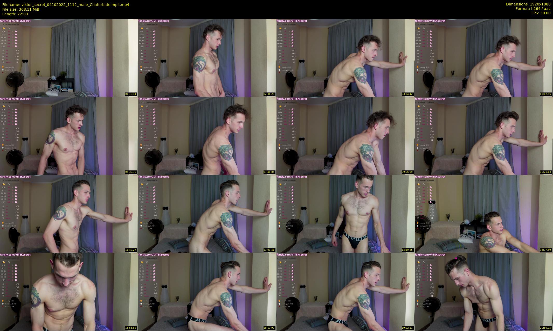 viktor_secret — 23 minute Chaturbate male cam show recording, 1080p, Oct 4, 2022