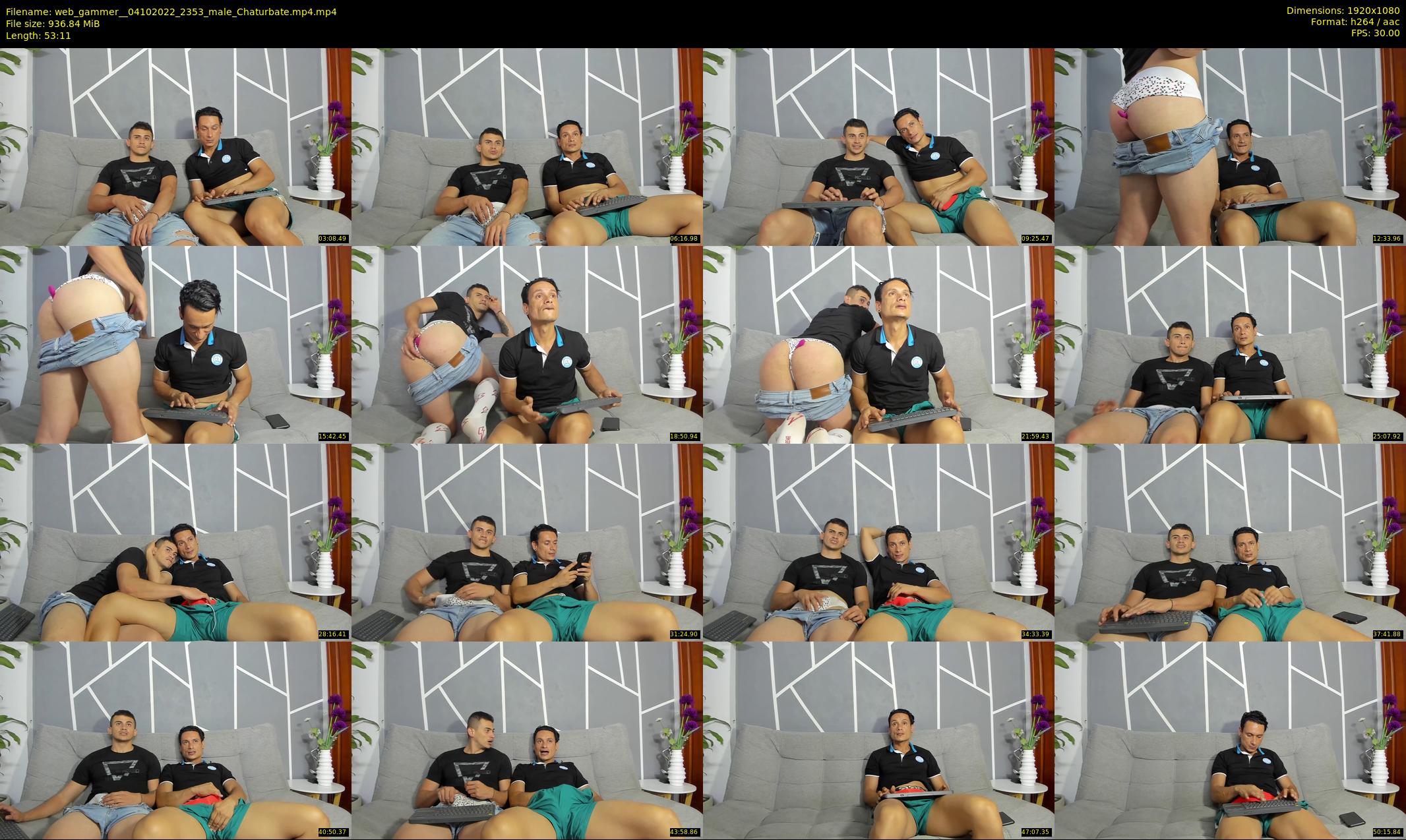 web_gammer_ — 54 minute Chaturbate male cam show recording, 1080p, Oct 4, 2022