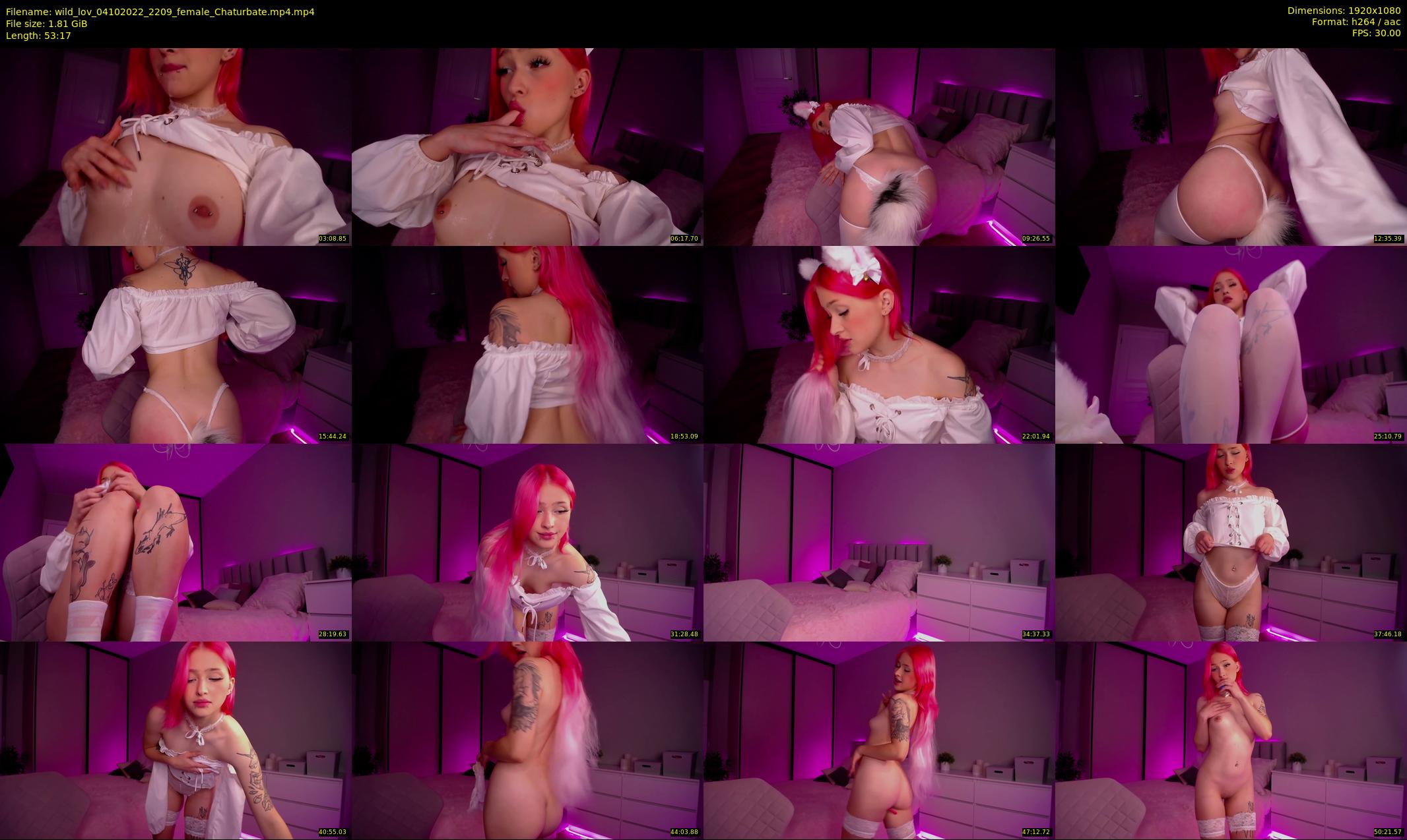 wild_lov — 54 minute Chaturbate female cam show recording, 1080p, Oct 4, 2022