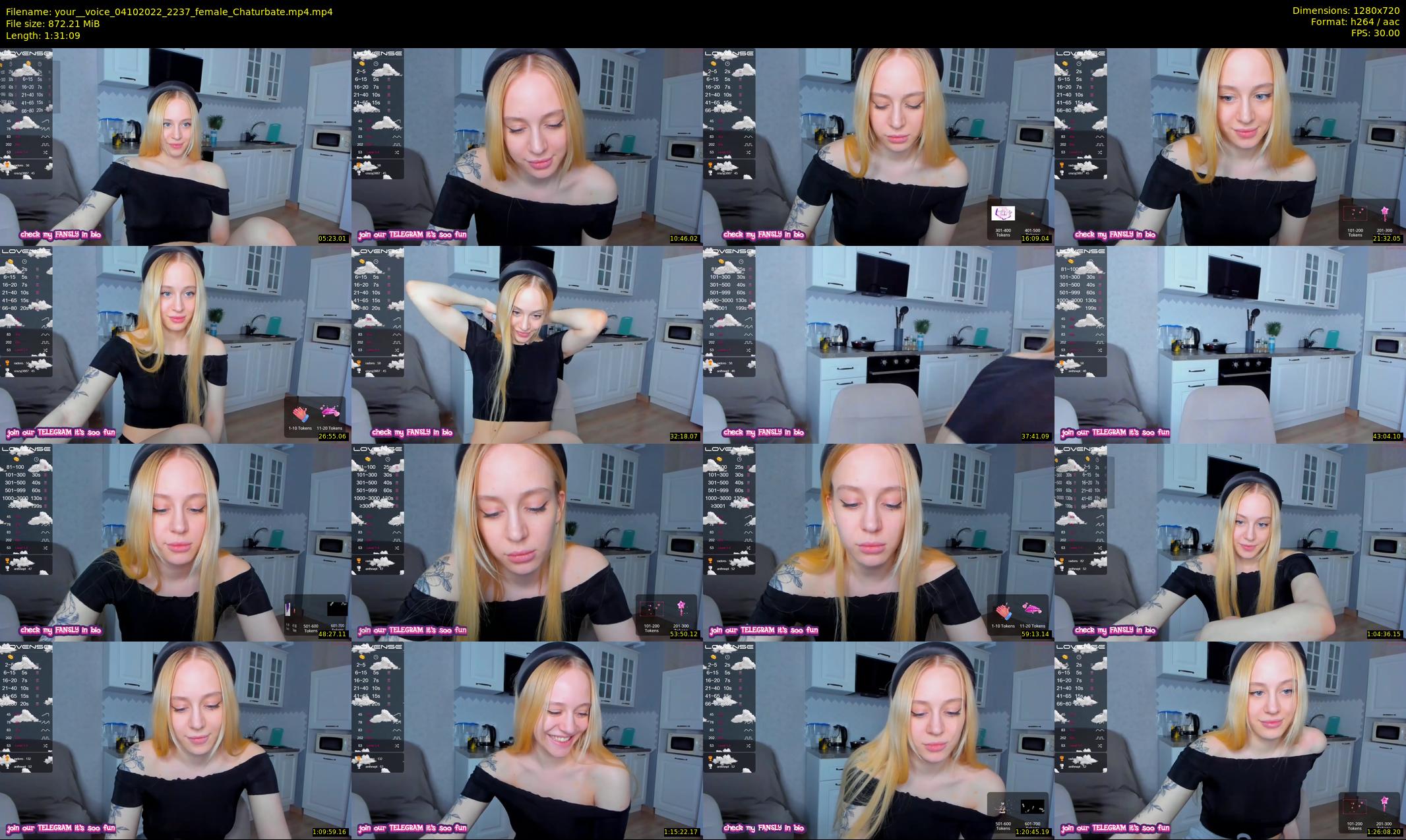 your__voice — 92 minute Chaturbate female cam show recording, 720p, Oct 4, 2022