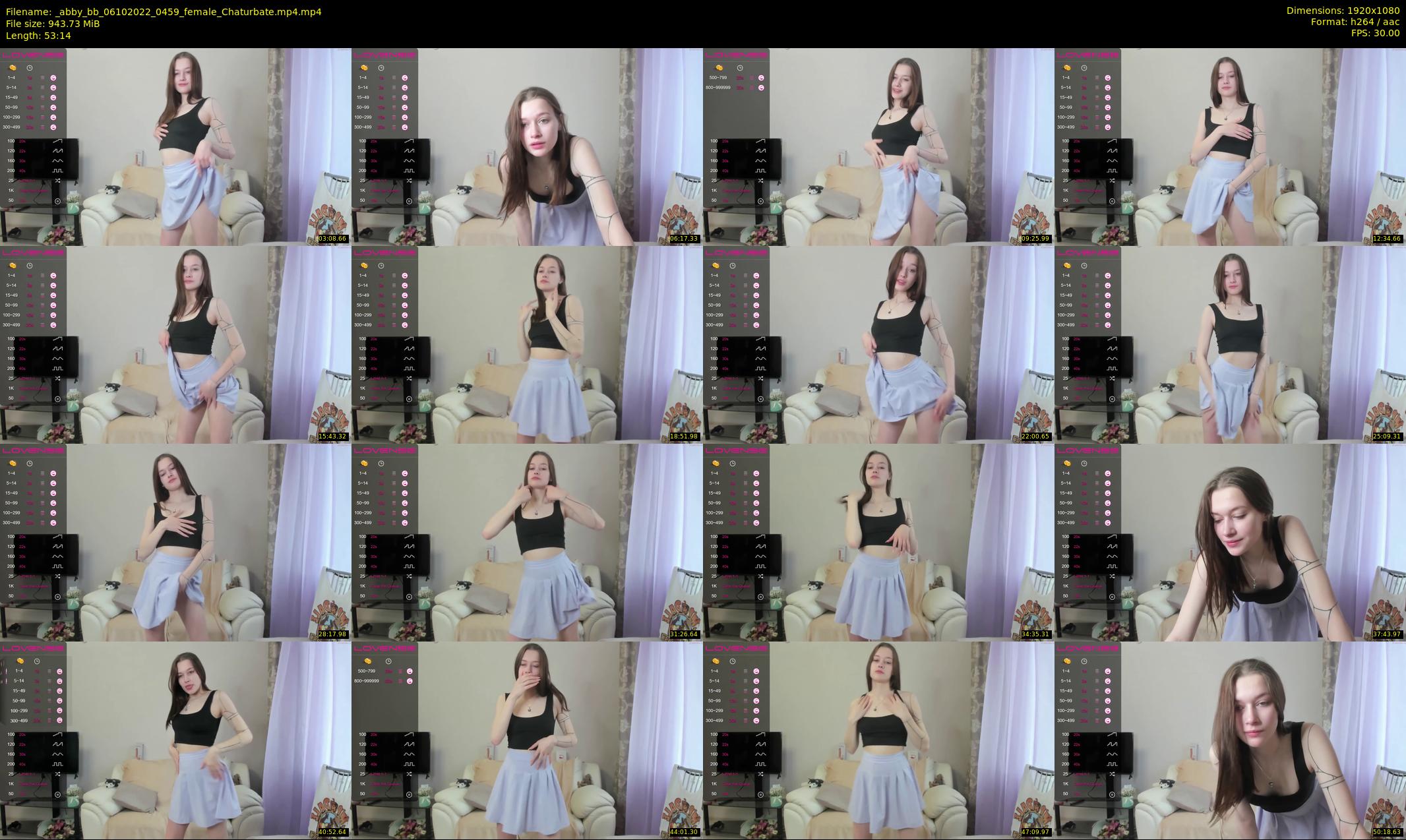 _abby_bb — 54 minute Chaturbate female cam show recording, 1080p, Oct 6, 2022
