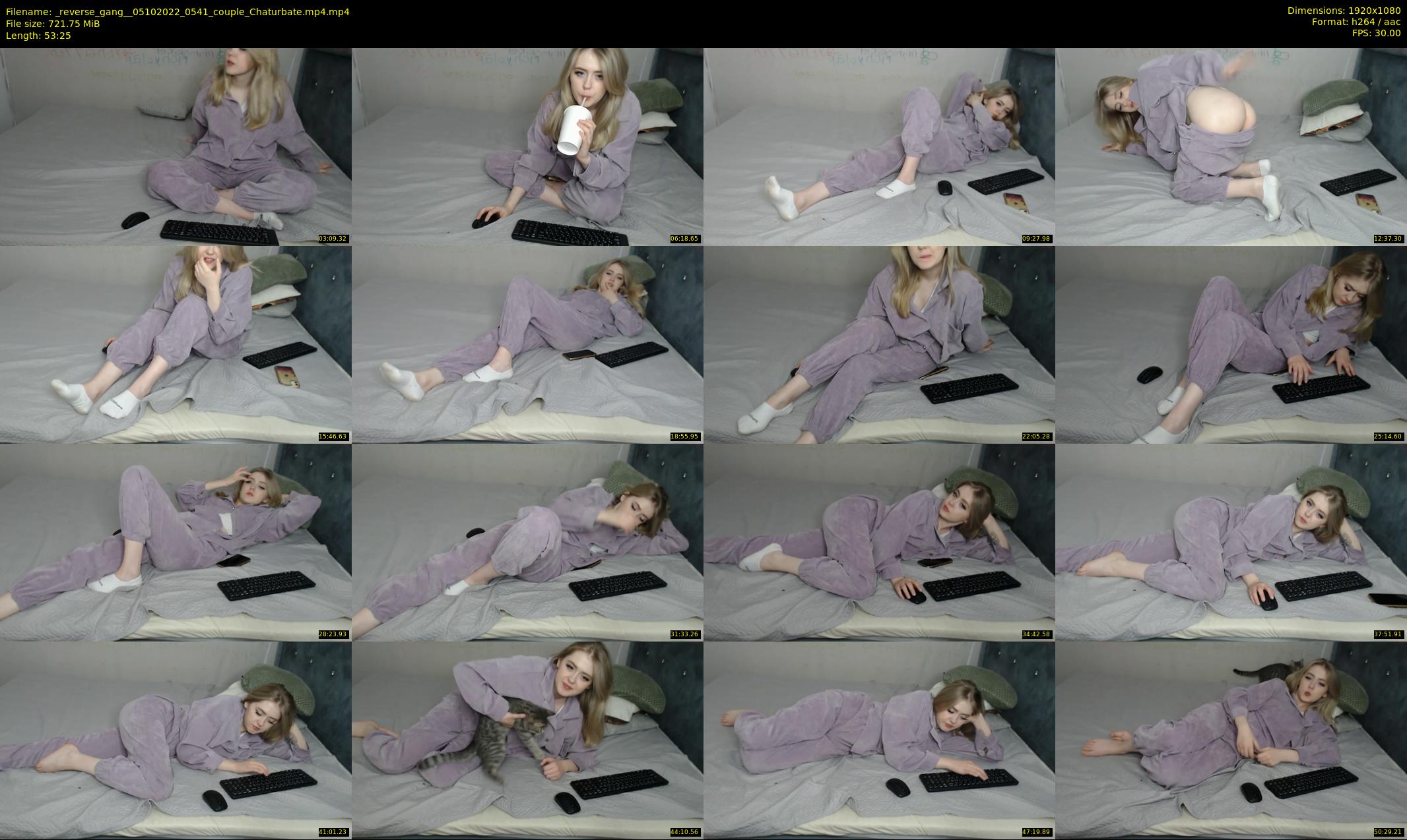_reverse_gang_ — 54 minute Chaturbate couple cam show recording, 1080p, Oct 5, 2022
