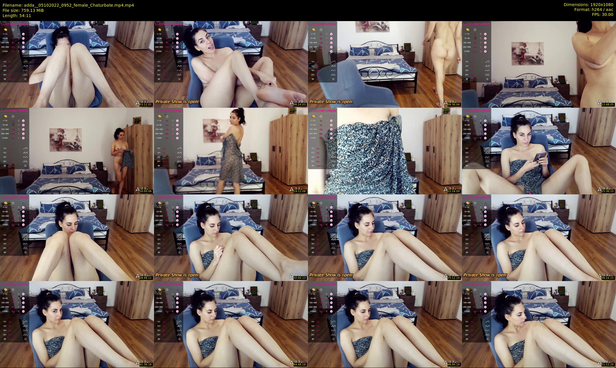 adda_ — 55 minute Chaturbate female cam show recording, 1080p, Oct 5, 2022