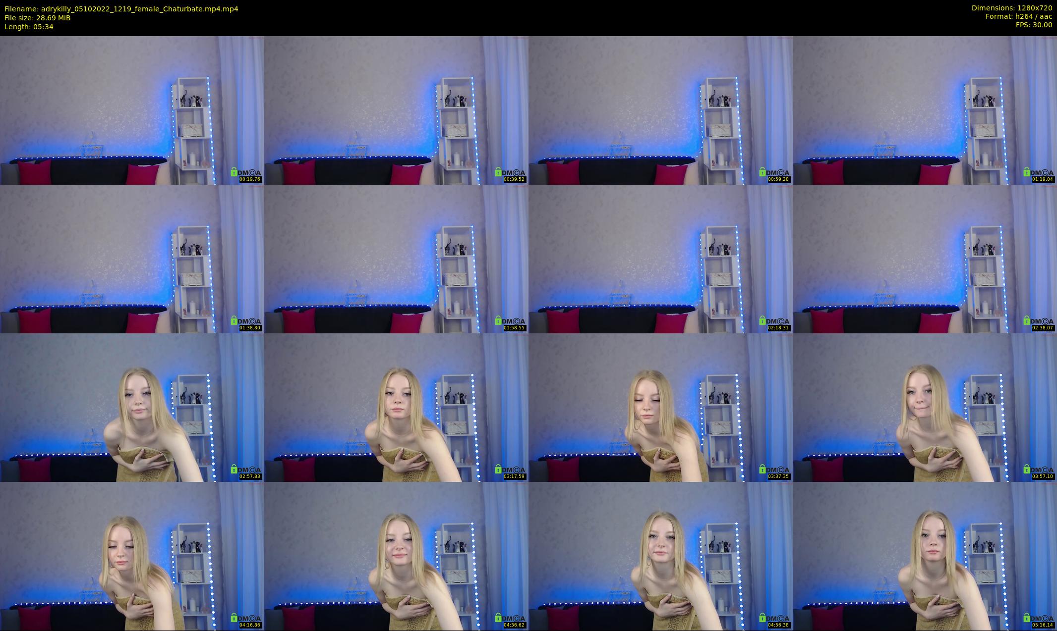 adrykilly — 6 minute Chaturbate female cam show recording, 720p, Oct 5, 2022