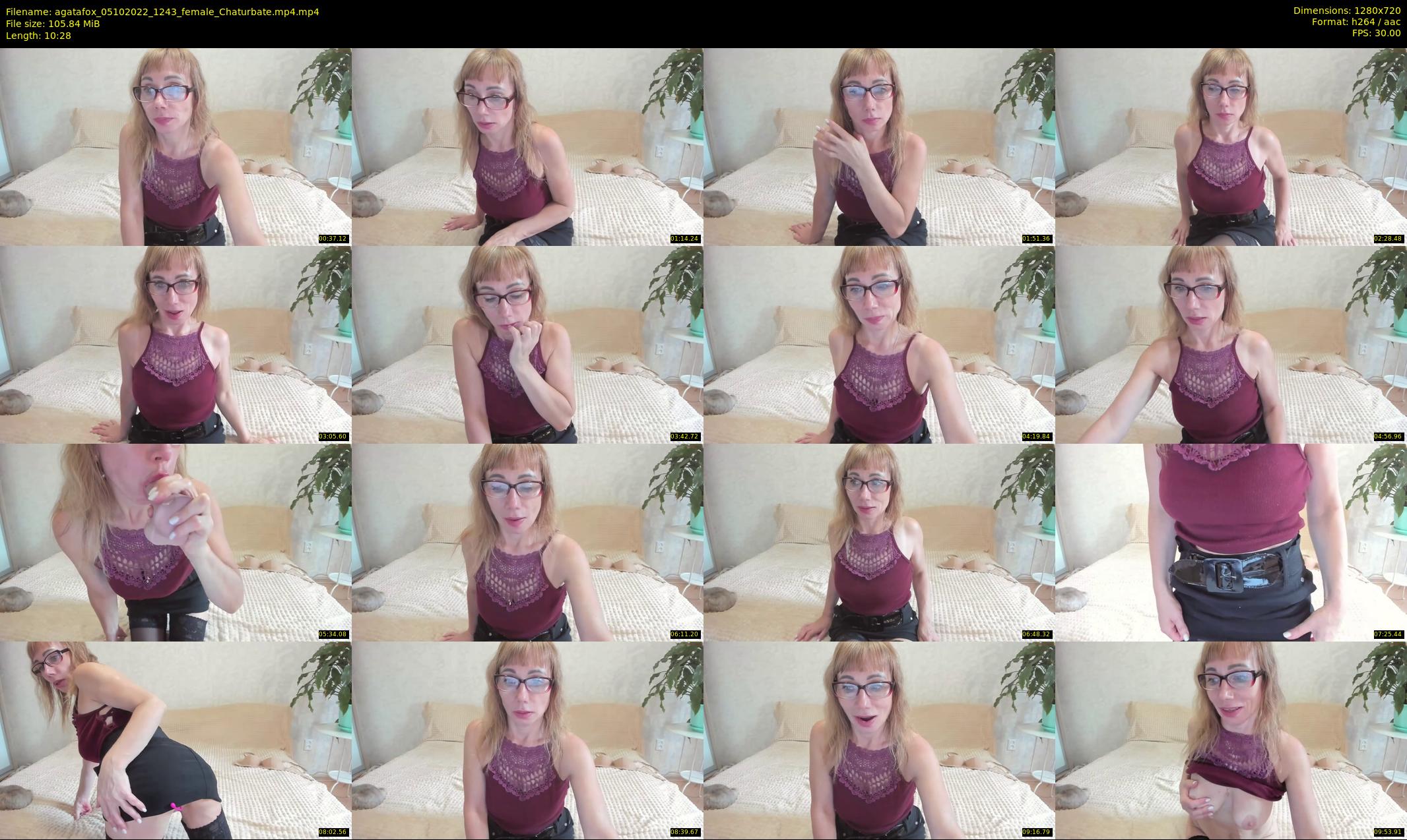 agatafox — 11 minute Chaturbate female cam show recording, 720p, Oct 5, 2022
