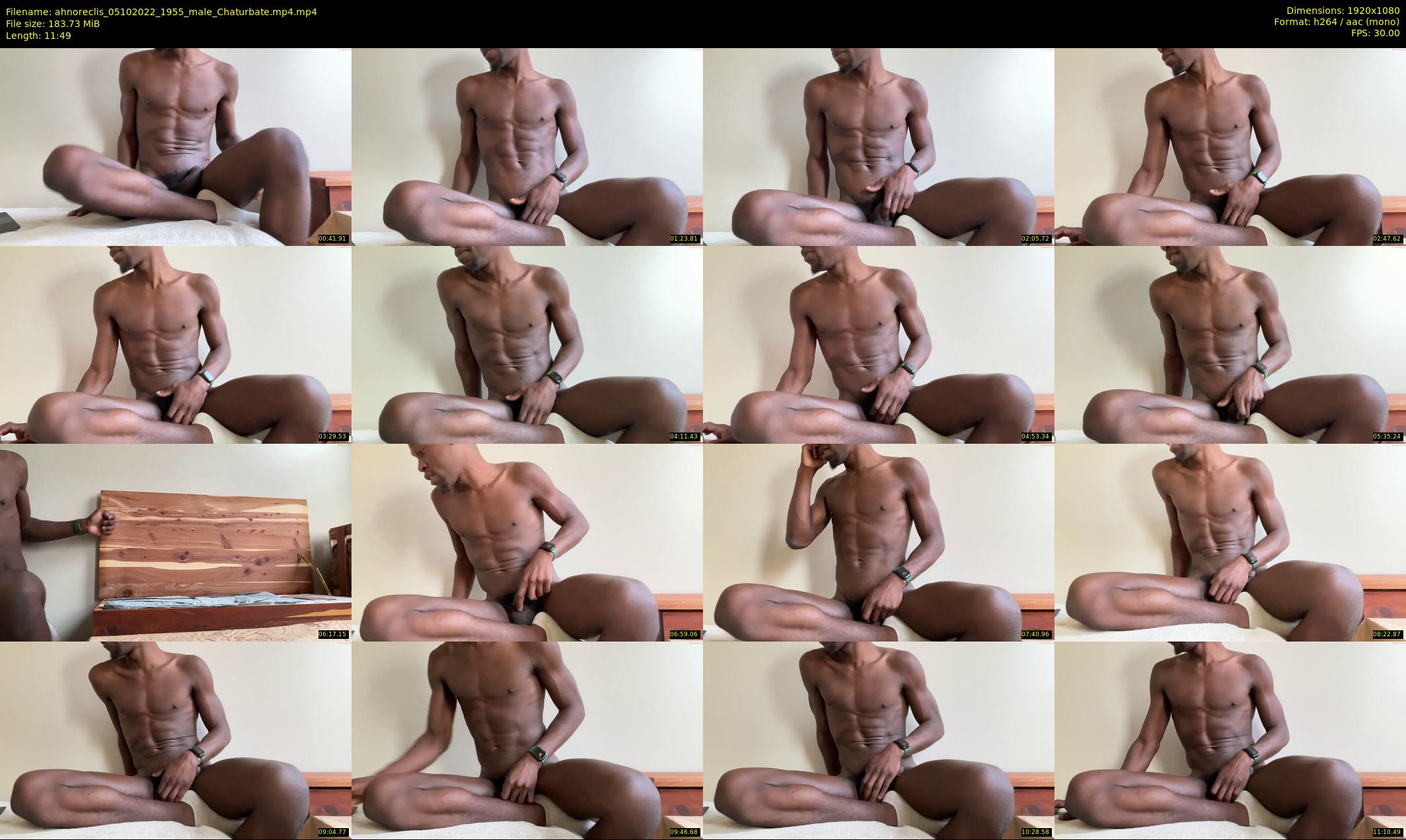 ahnoreclis — 12 minute Chaturbate male cam show recording, 1080p, Oct 5, 2022