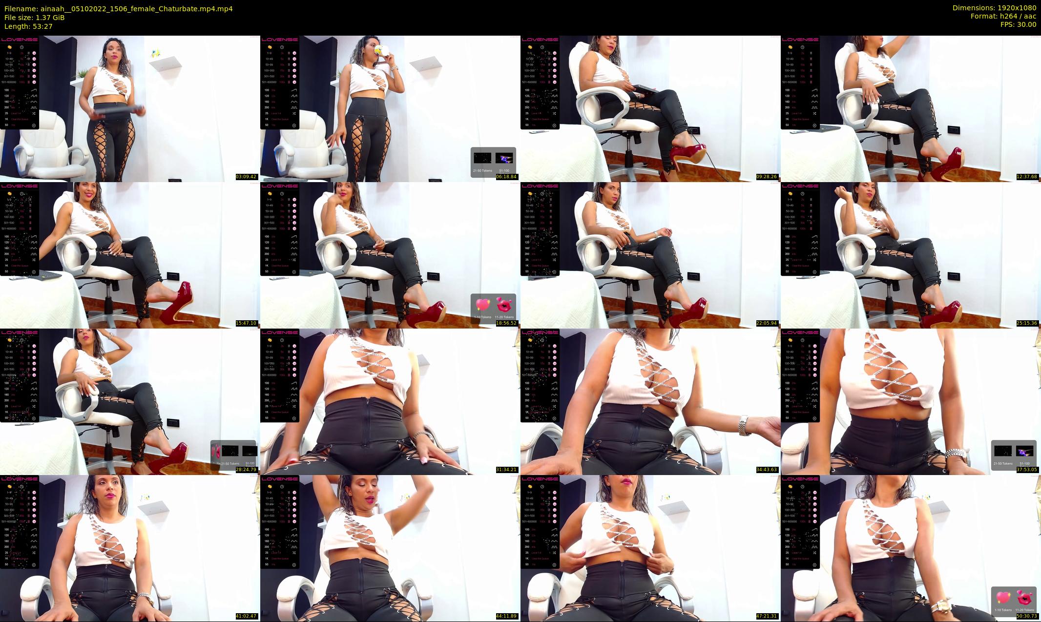ainaah_ — 54 minute Chaturbate female cam show recording, 1080p, Oct 5, 2022