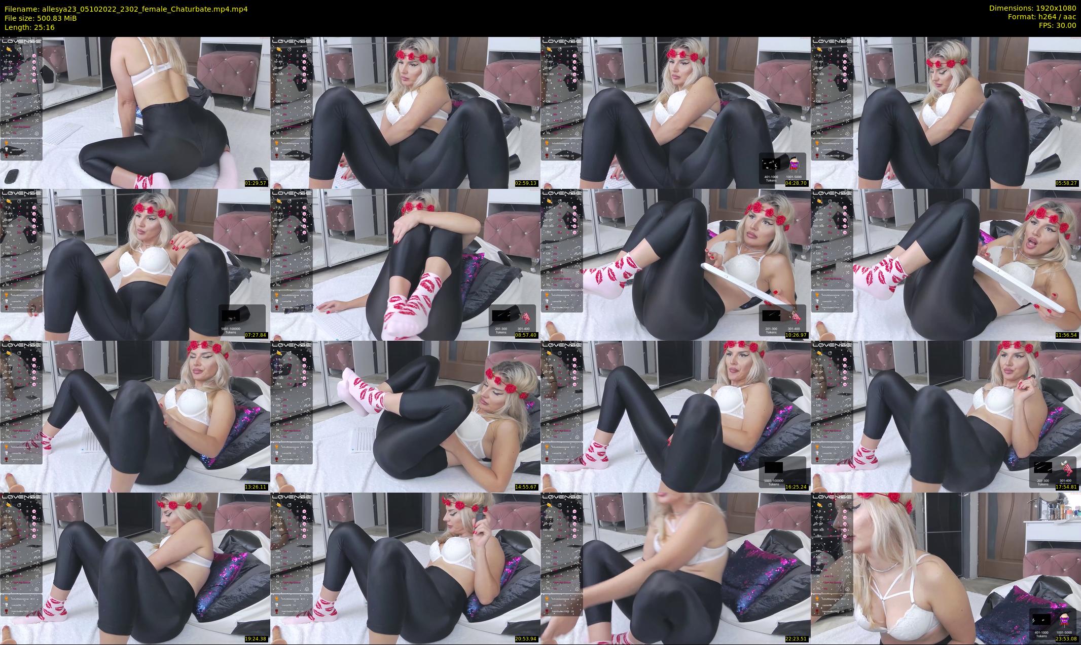 allesya23 — 26 minute Chaturbate female cam show recording, 1080p, Oct 5, 2022