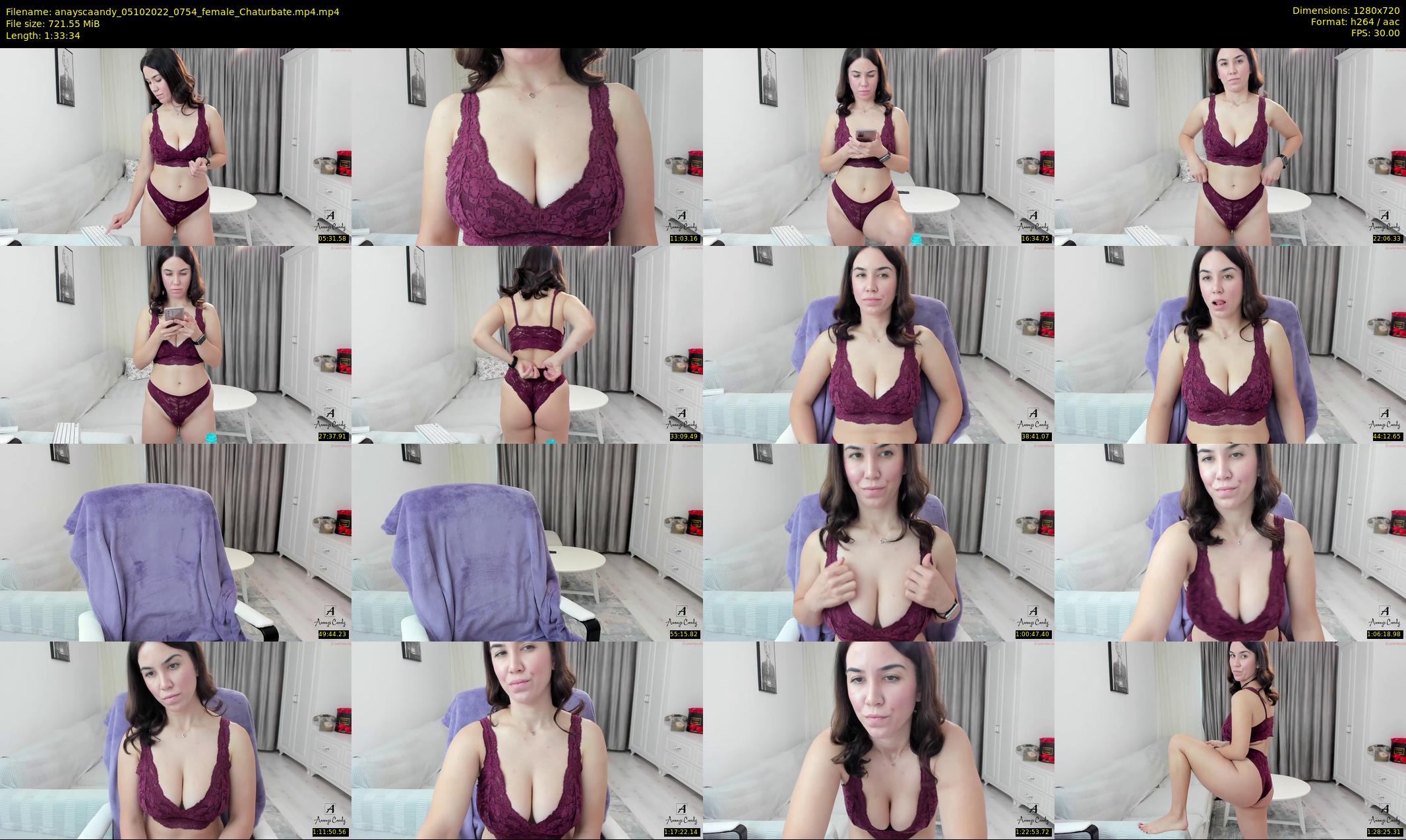 anayscaandy — 94 minute Chaturbate female cam show recording, 720p, Oct 5, 2022