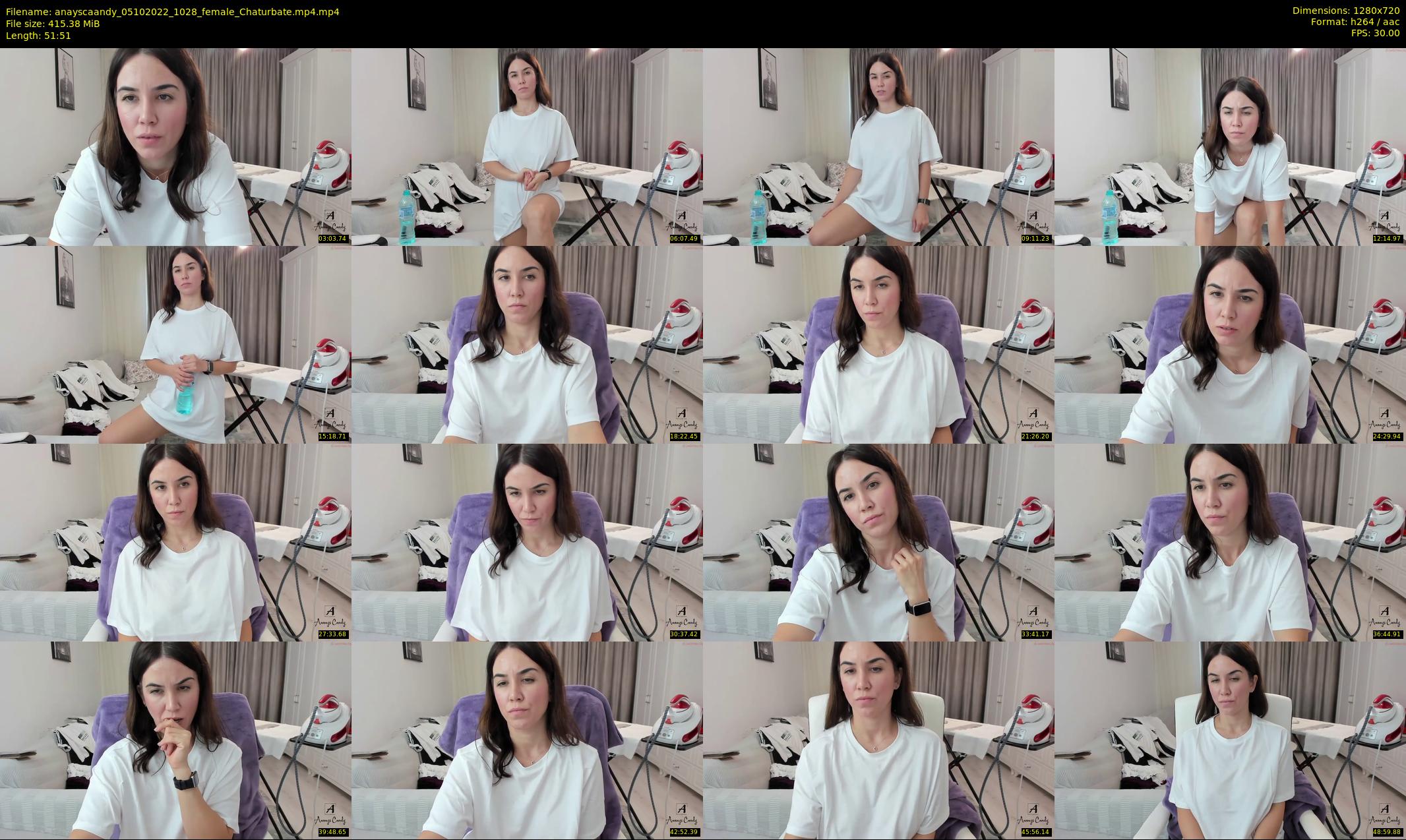 anayscaandy — 52 minute Chaturbate female cam show recording, 720p, Oct 5, 2022