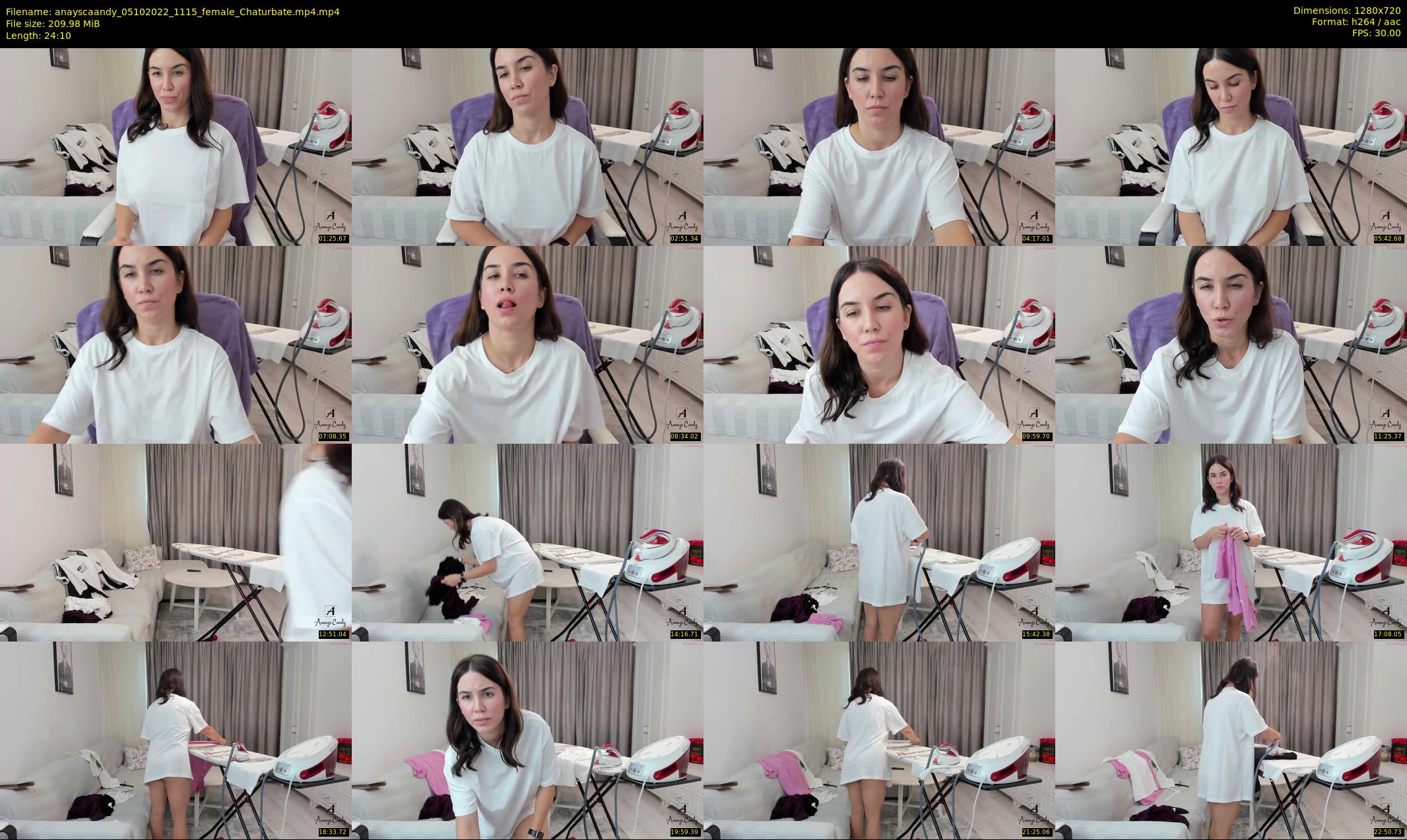anayscaandy — 25 minute Chaturbate female cam show recording, 720p, Oct 5, 2022