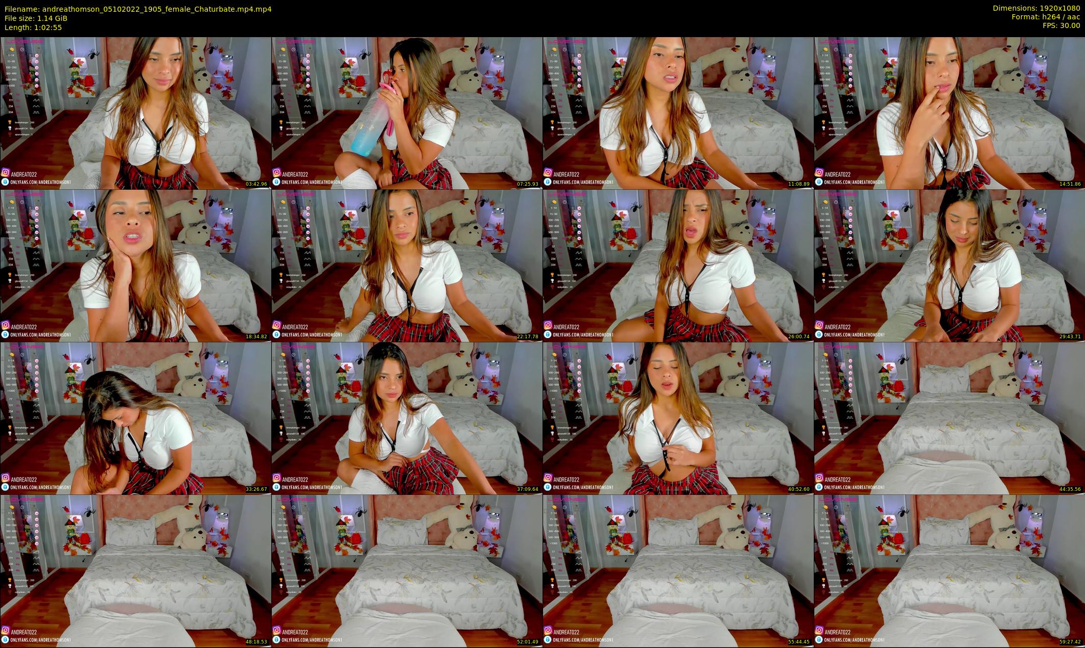 andreathomson — 63 minute Chaturbate female cam show recording, 1080p, Oct 5, 2022