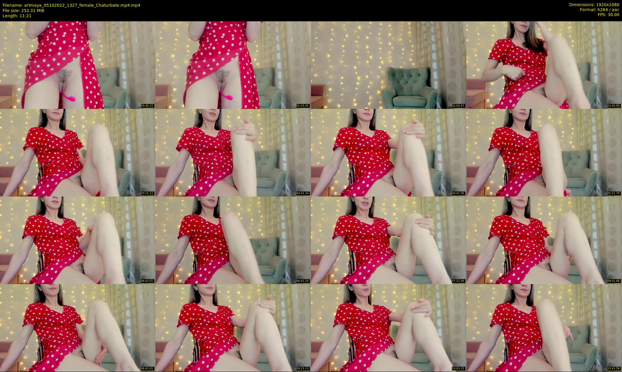 artmaya — 12 minute Chaturbate female cam show recording, 1080p, Oct 5, 2022