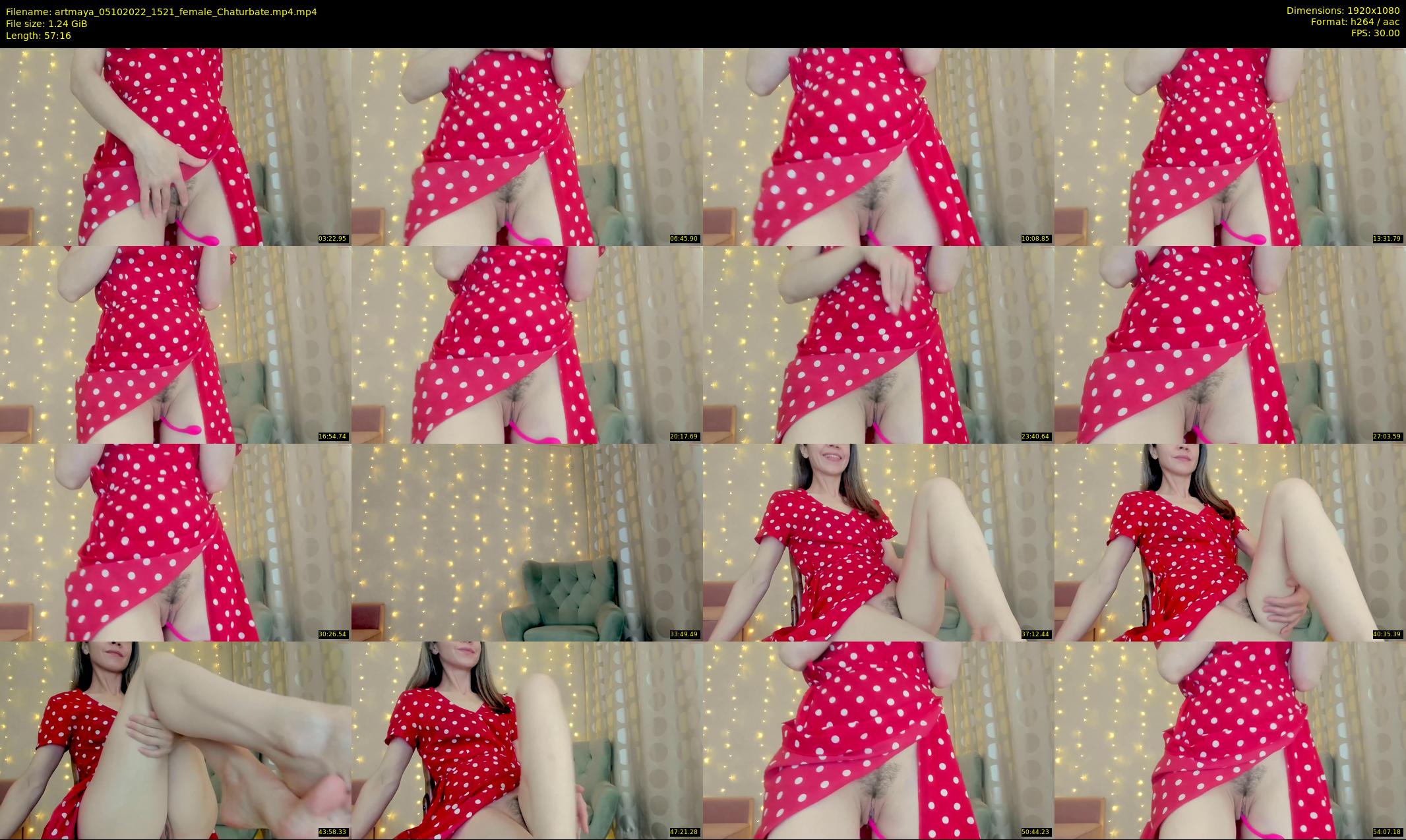 artmaya — 58 minute Chaturbate female cam show recording, 1080p, Oct 5, 2022