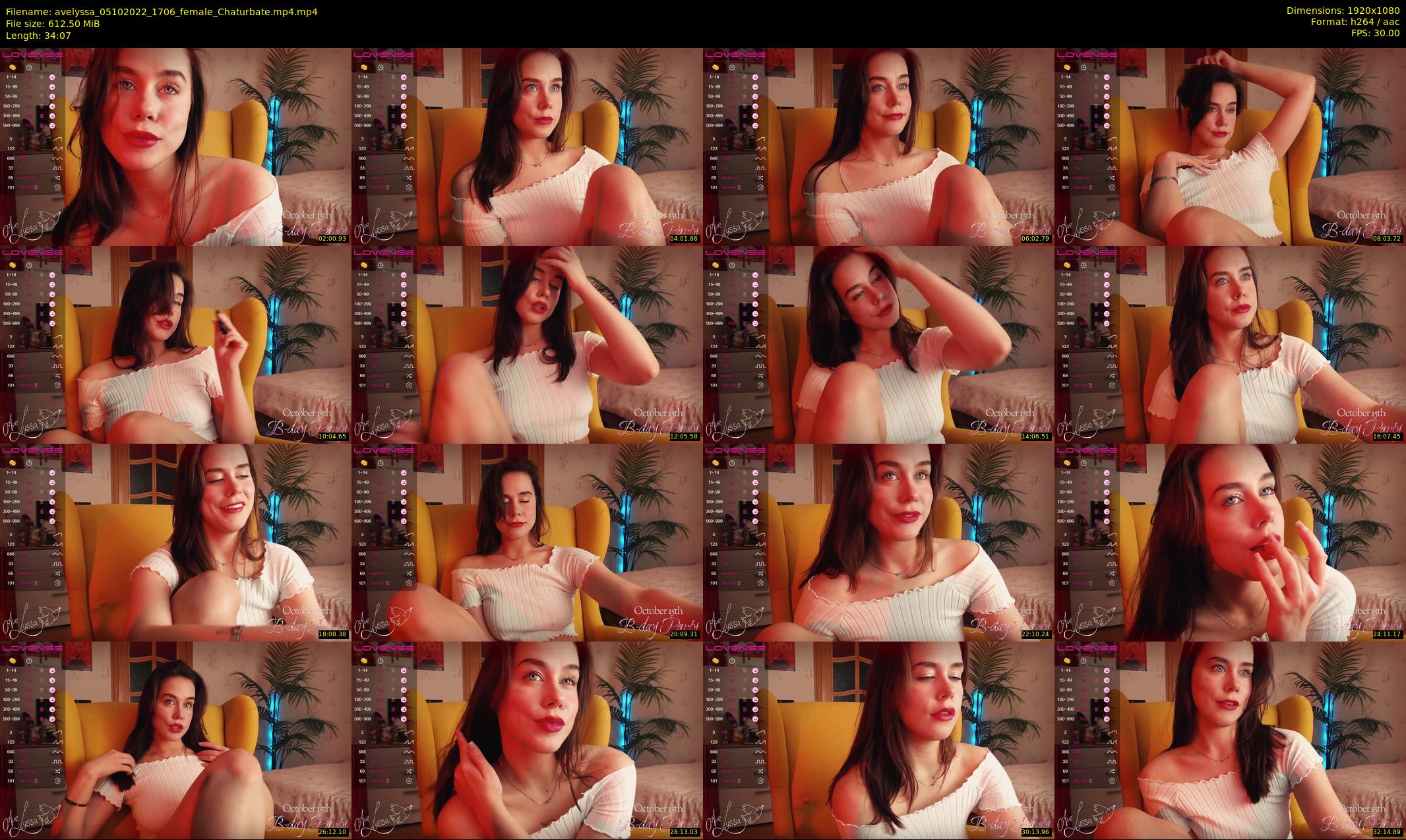 avelyssa — 35 minute Chaturbate female cam show recording, 1080p, Oct 5, 2022