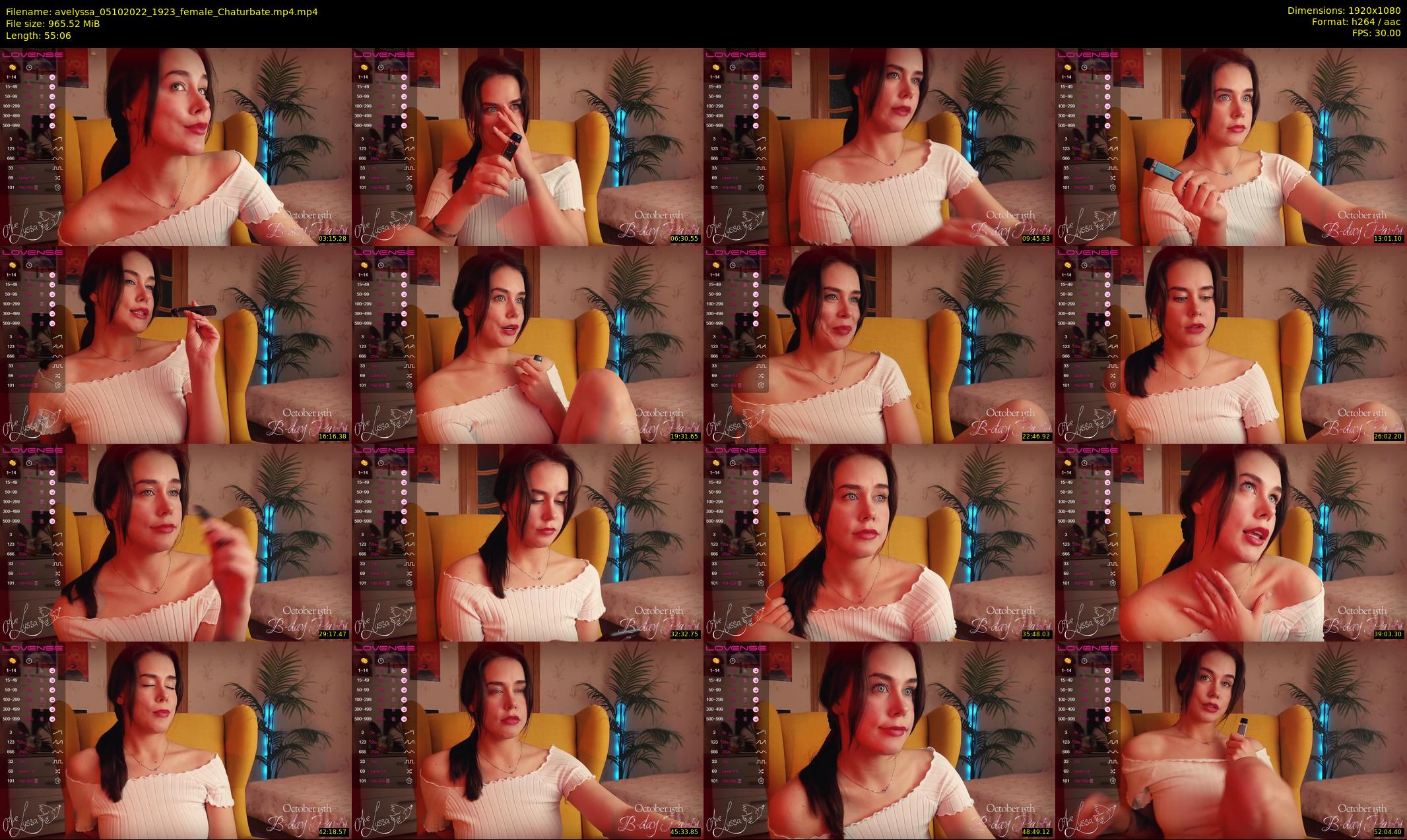 avelyssa — 56 minute Chaturbate female cam show recording, 1080p, Oct 5, 2022