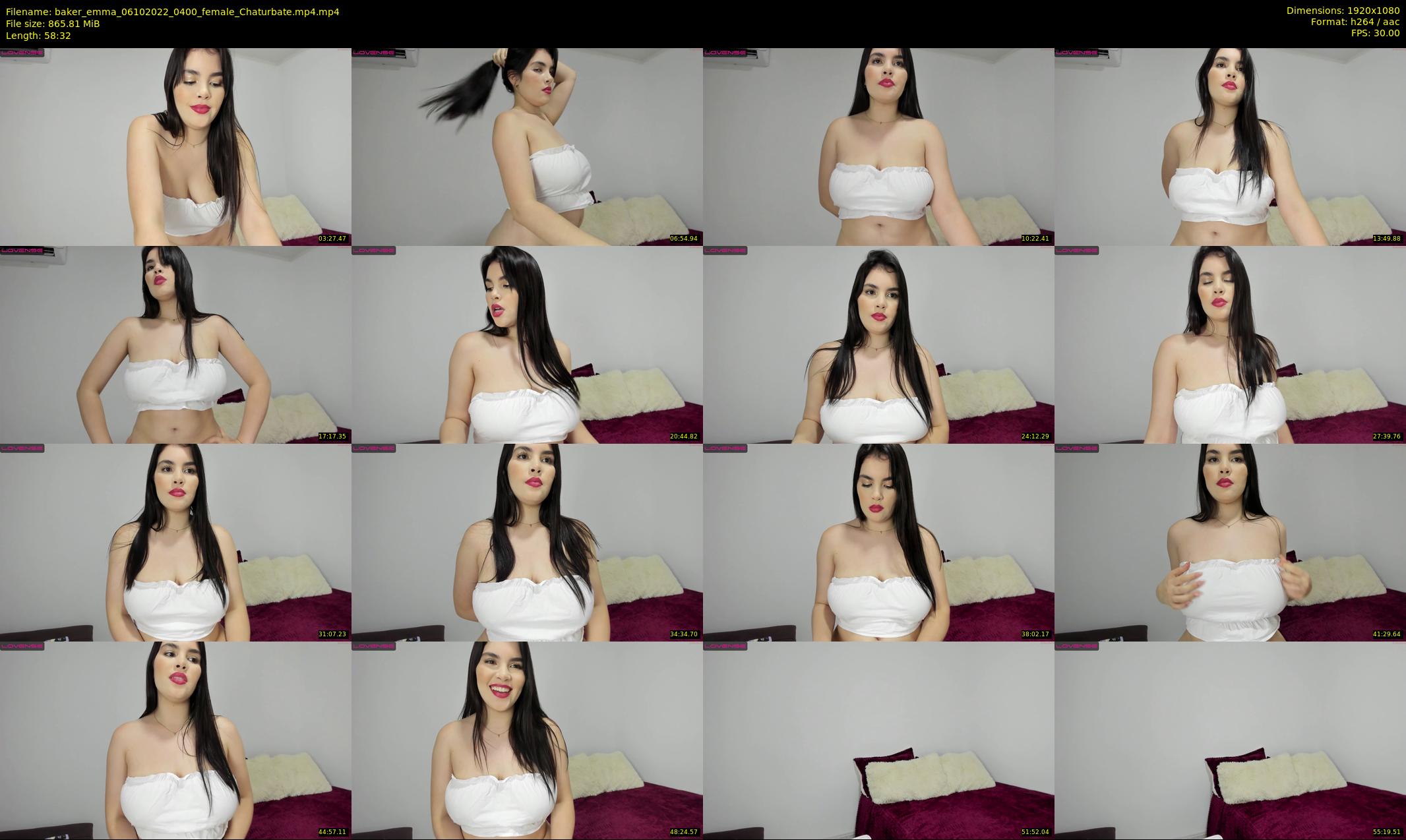 baker_emma — 59 minute Chaturbate female cam show recording, 1080p, Oct 6, 2022